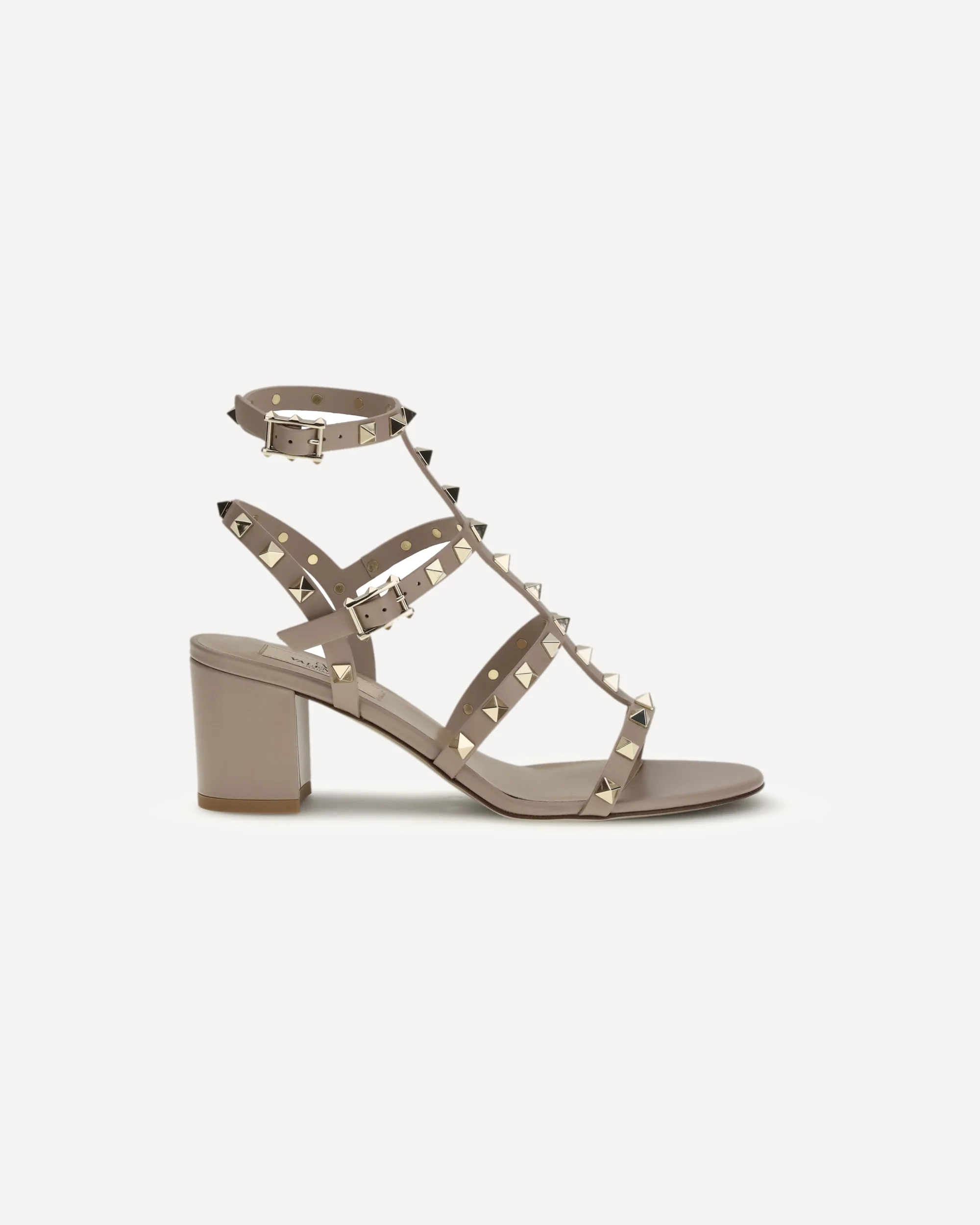 Leather Rockstud Sandals - Image 3