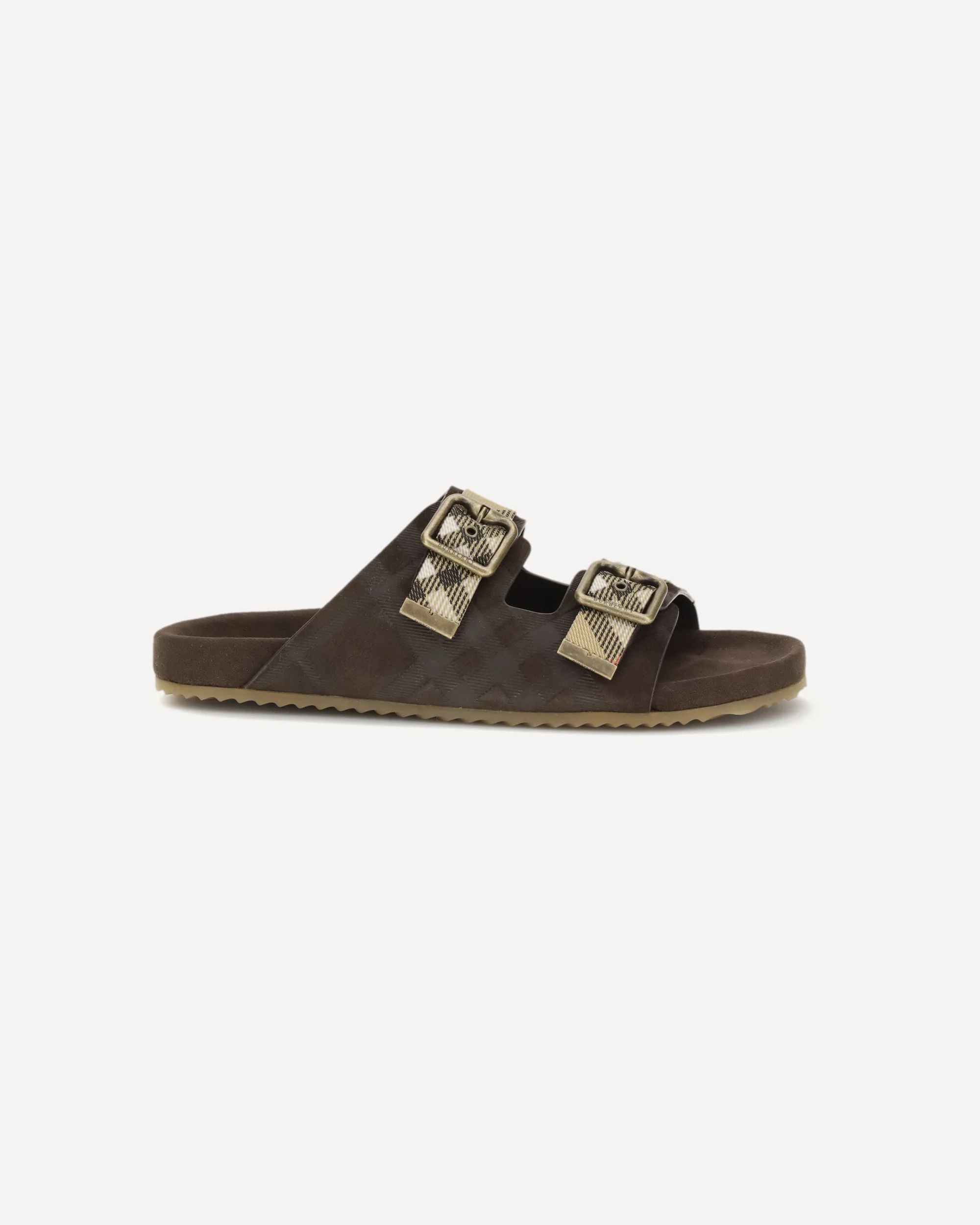 Check suede Urchin Sandals - Image 3