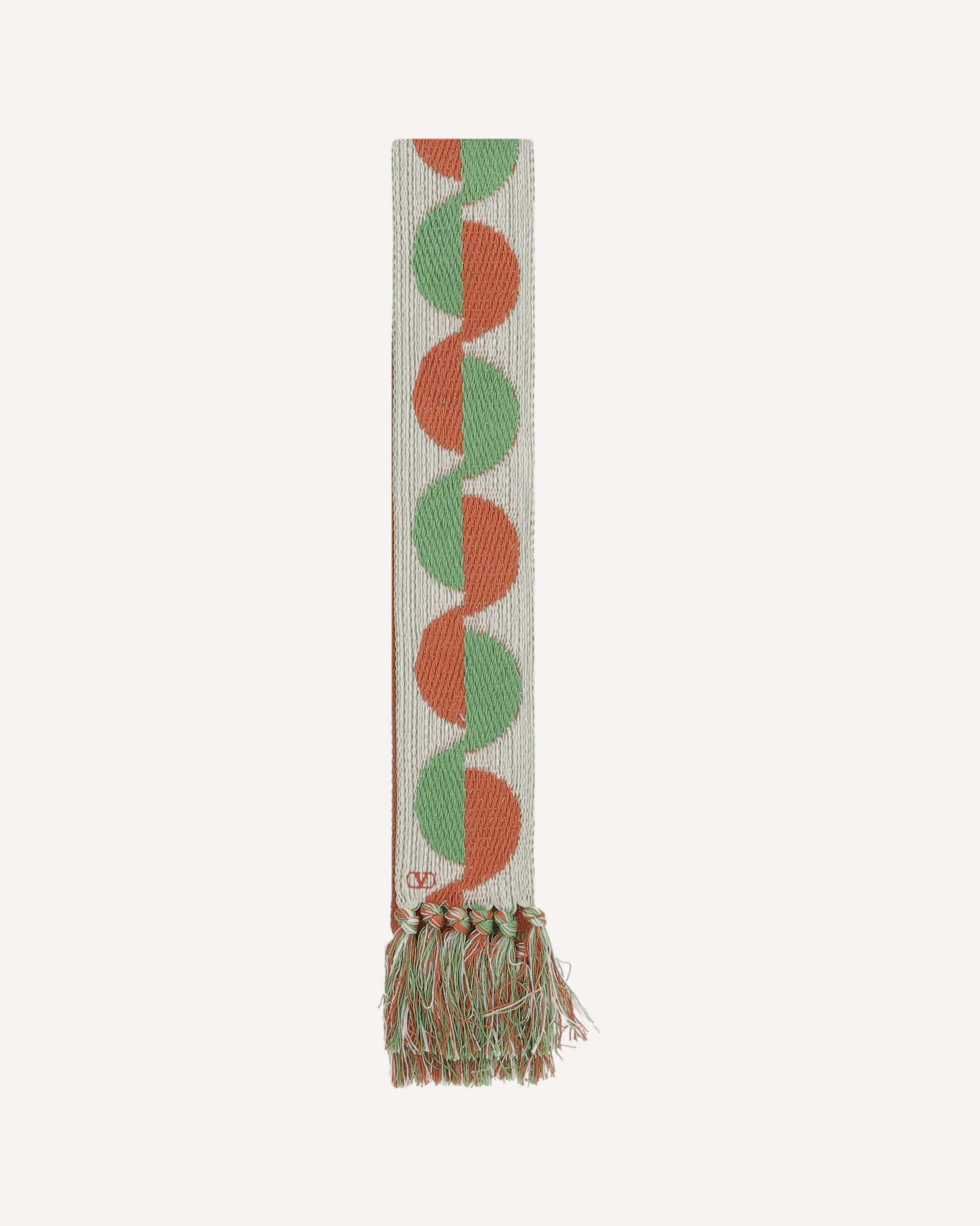 Geometric jacquard pattern Scarf - Image 3