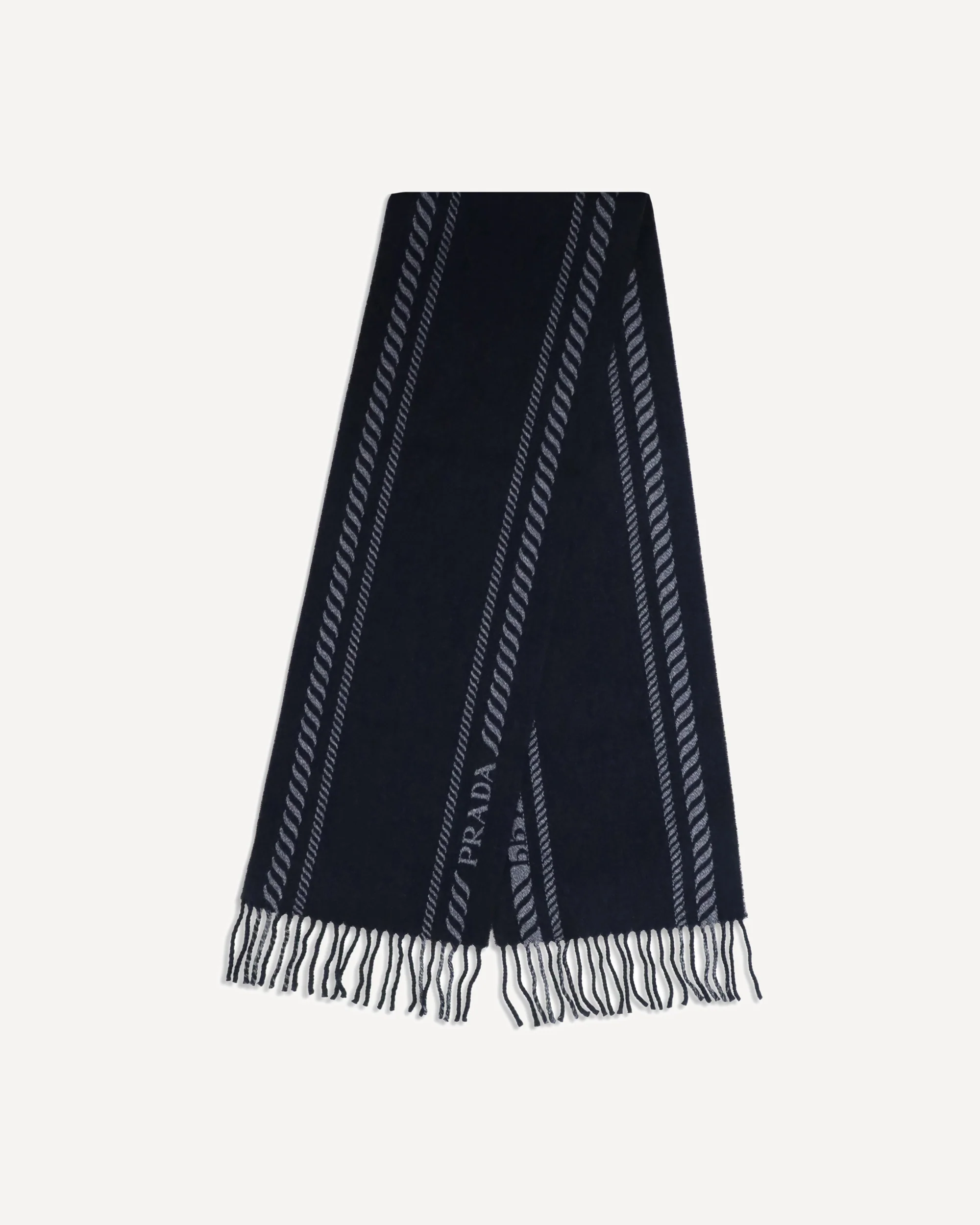 Virgin wool and cashmere Scarf - Image 4