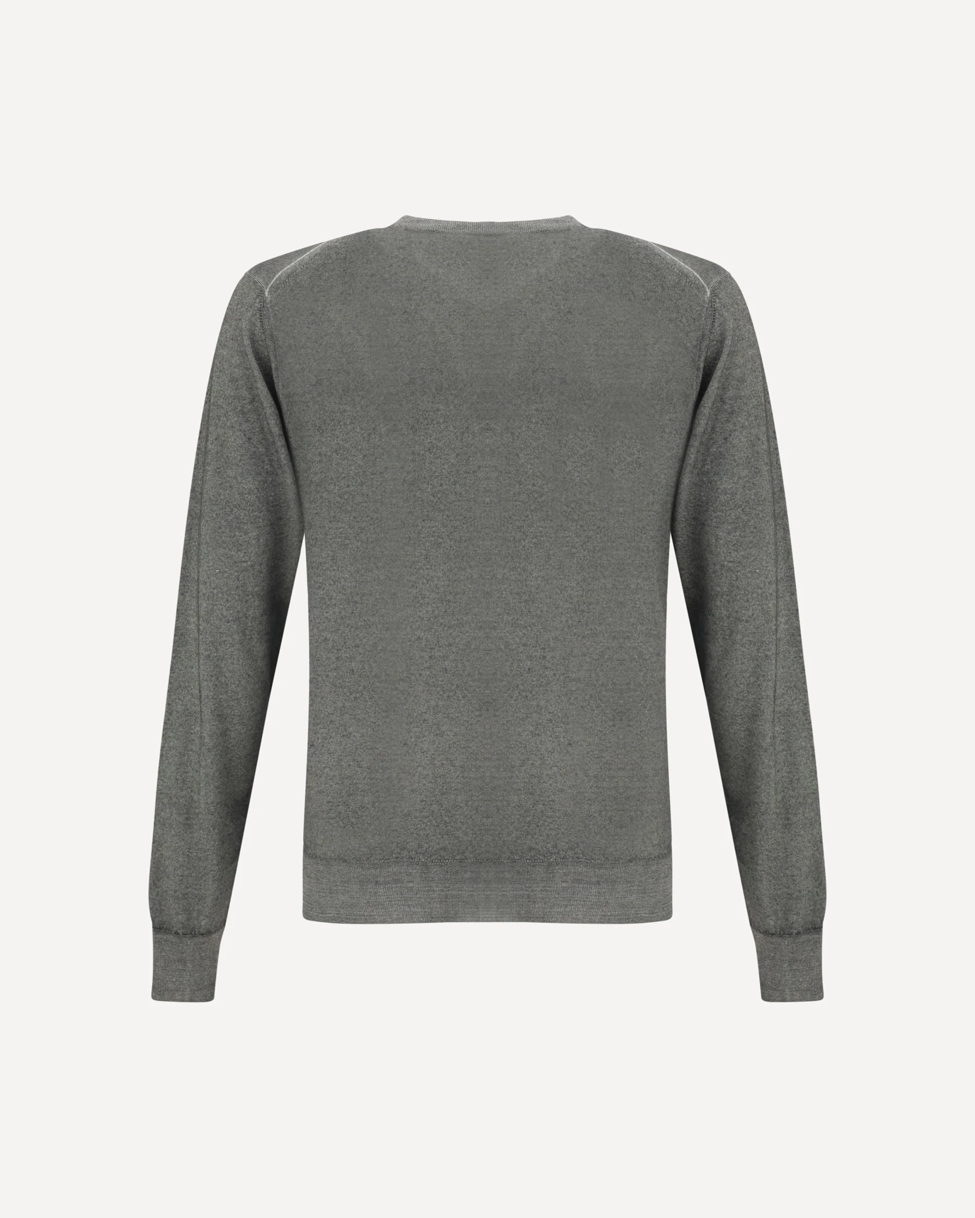Green V-neck Sweater - Image 2