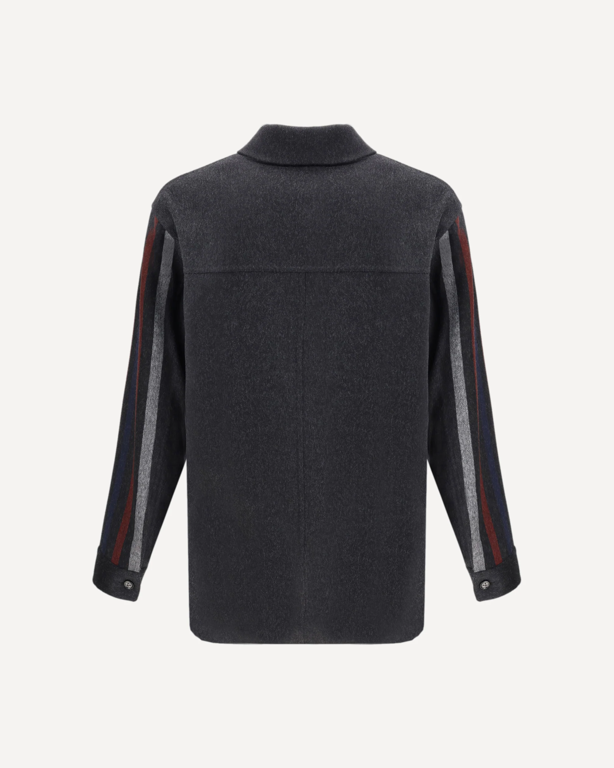 Wool and cashmere Overshirt - Image 4