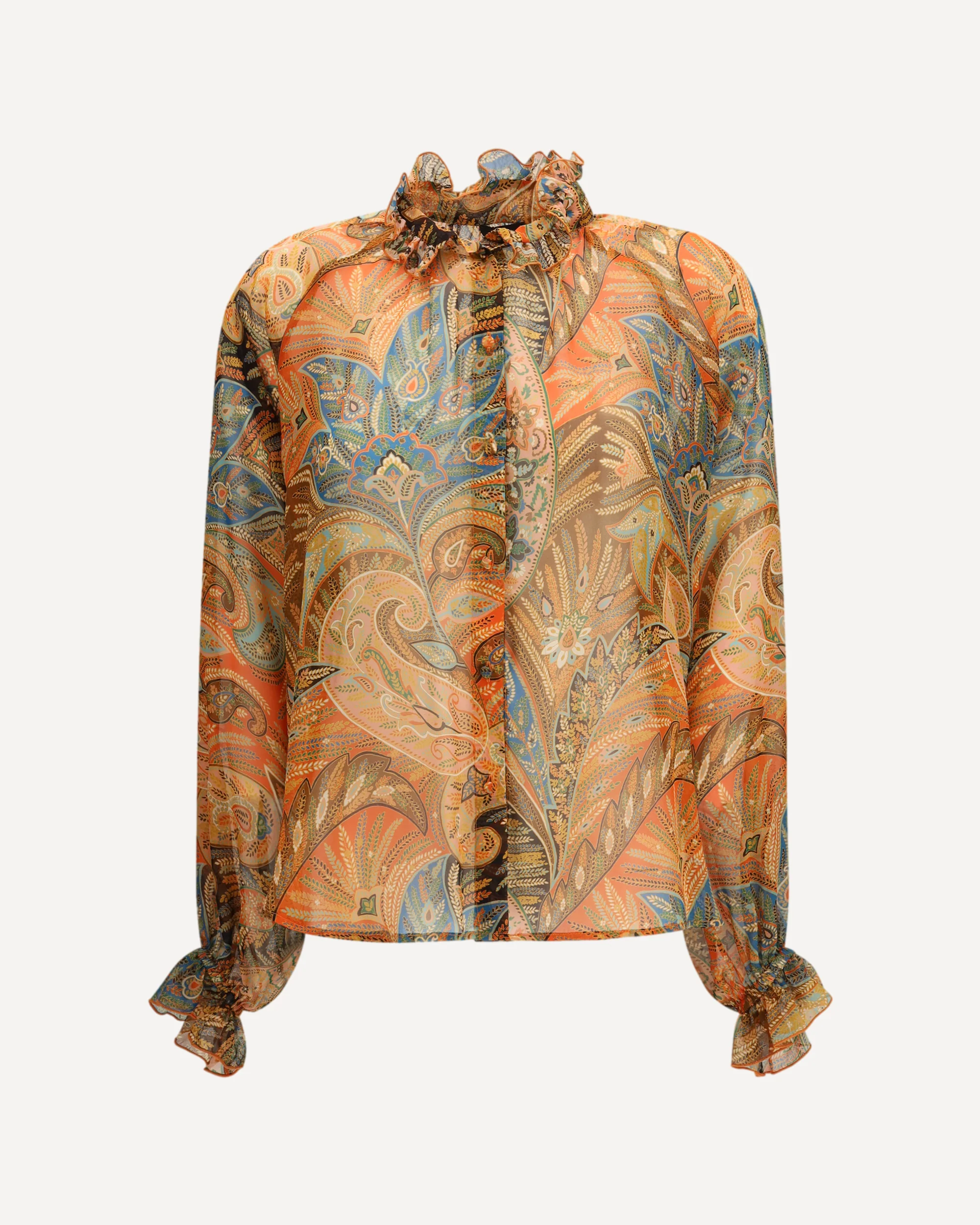 Paisley ruffled Shirt - Image 3