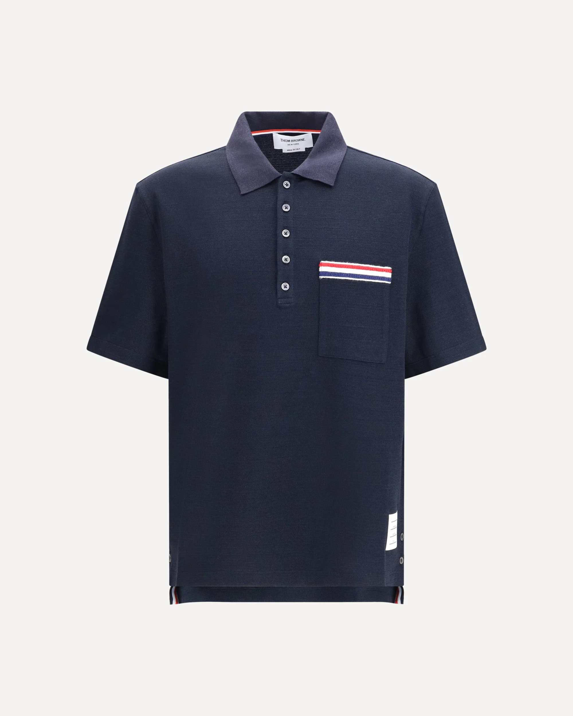 Short-sleeve Polo with chest pocket - Image 3