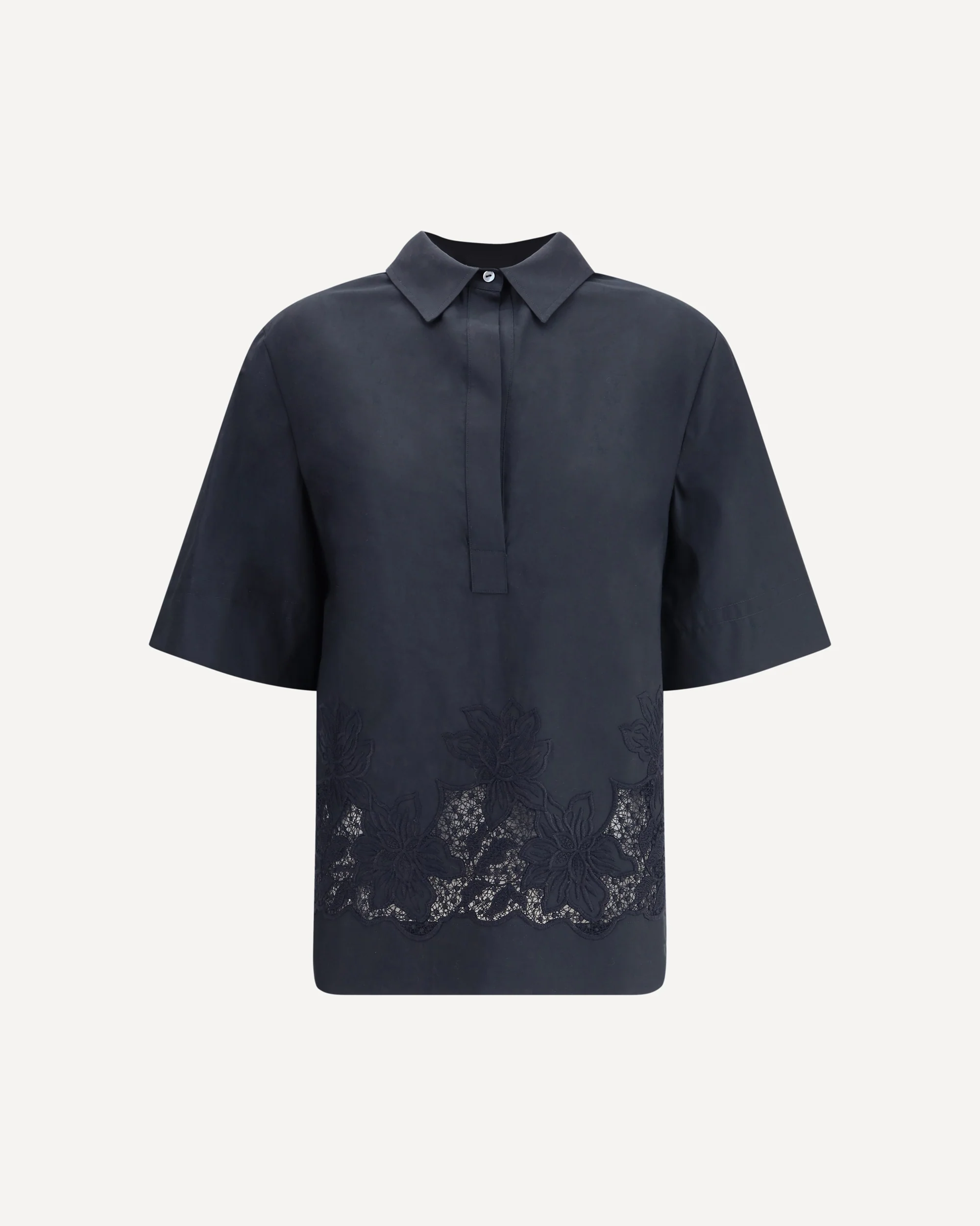 Short sleeves embroidered Shirt - Image 3