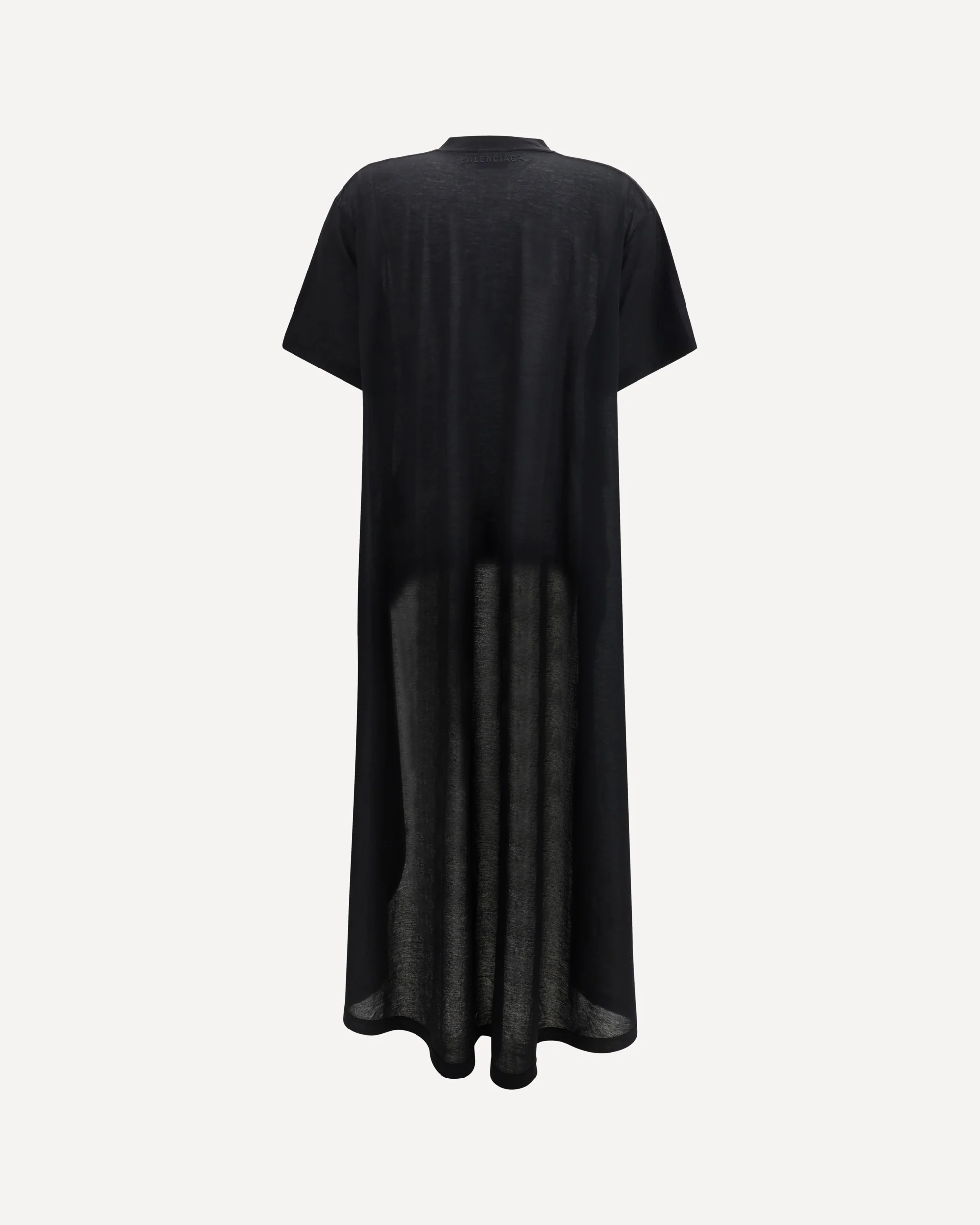 Sheer detailed crewneck T-Shirt - Image 2