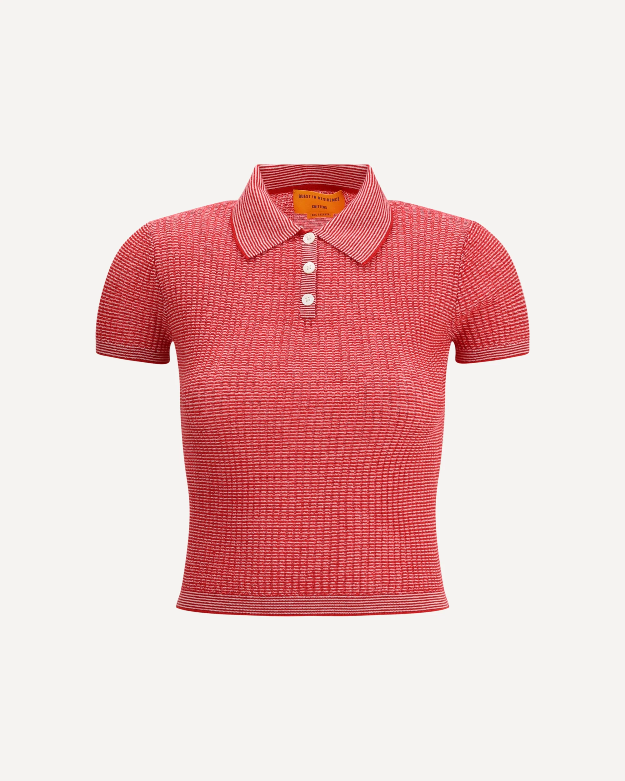 Shrunken cashmere Polo Shirt - Image 3