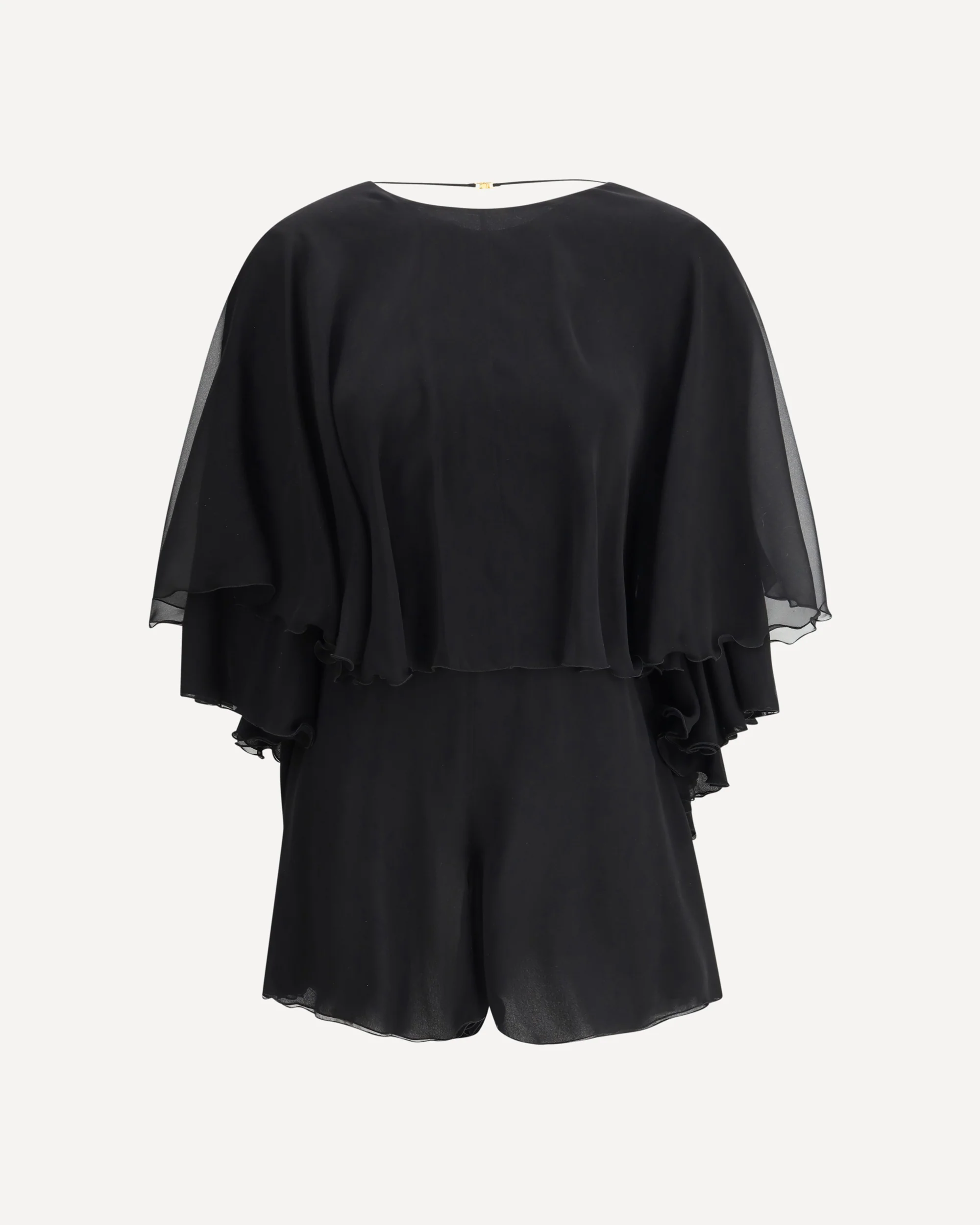 Silk crepe Playsuit - Image 3