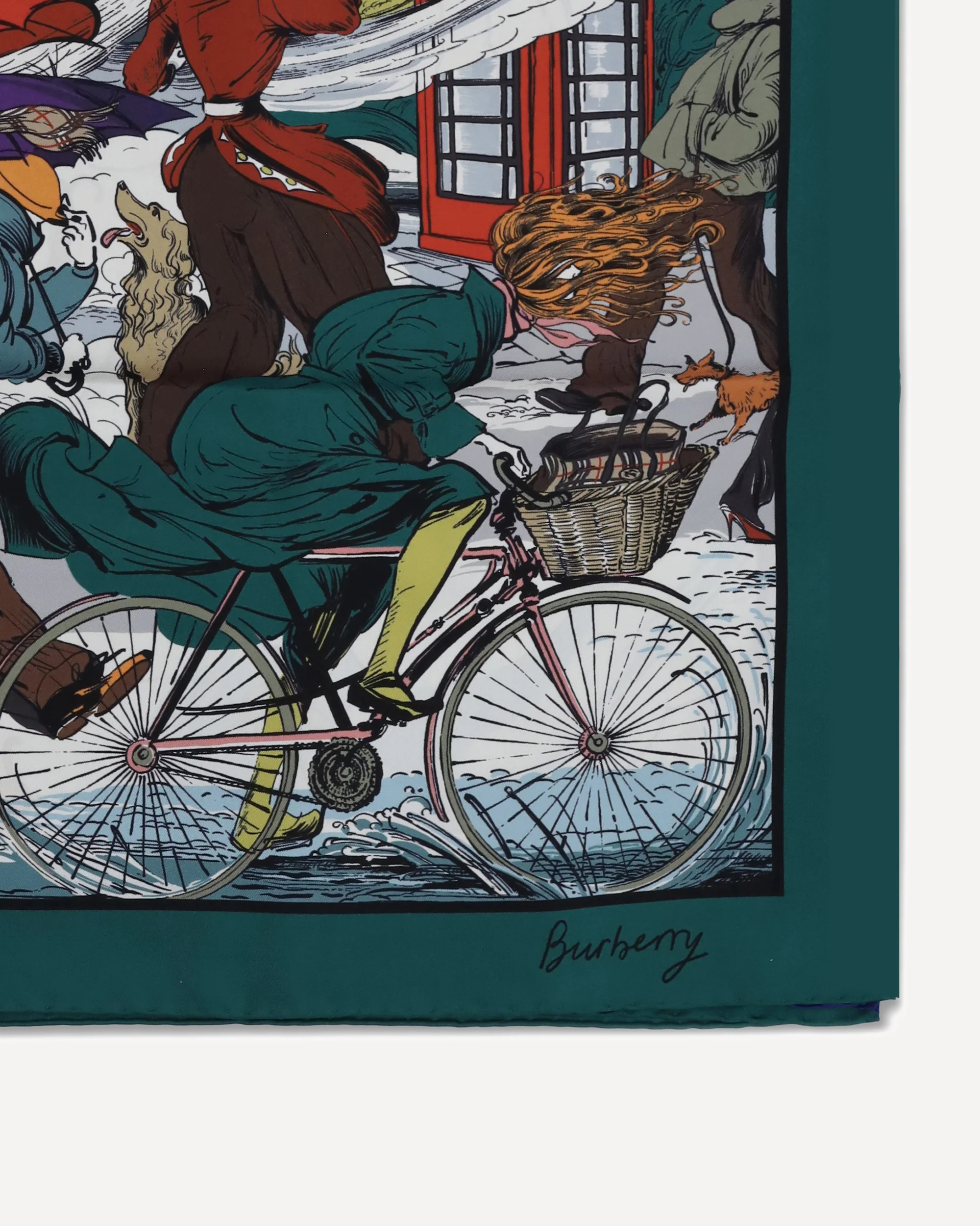 Raining Cats and Dogs silk Scarf - Image 5