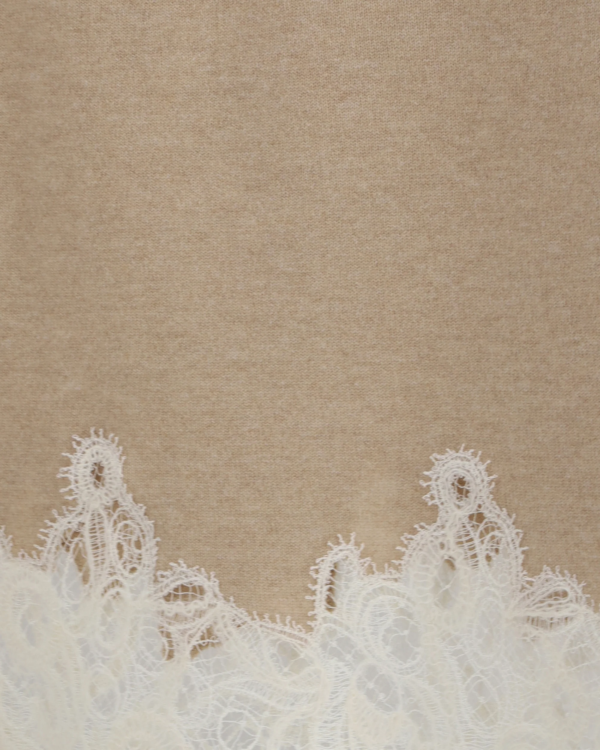 Wool and lace Midi Skirt - Image 5