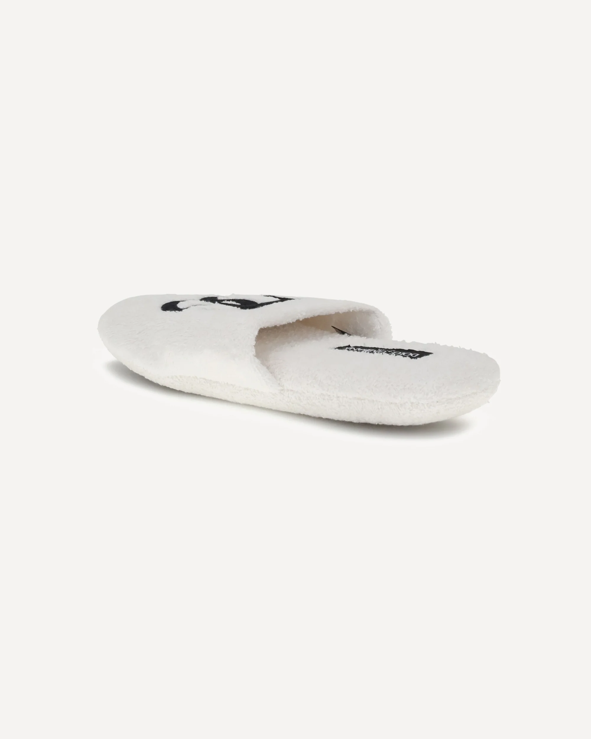 Embroidered cotton terry Slippers - Image 5