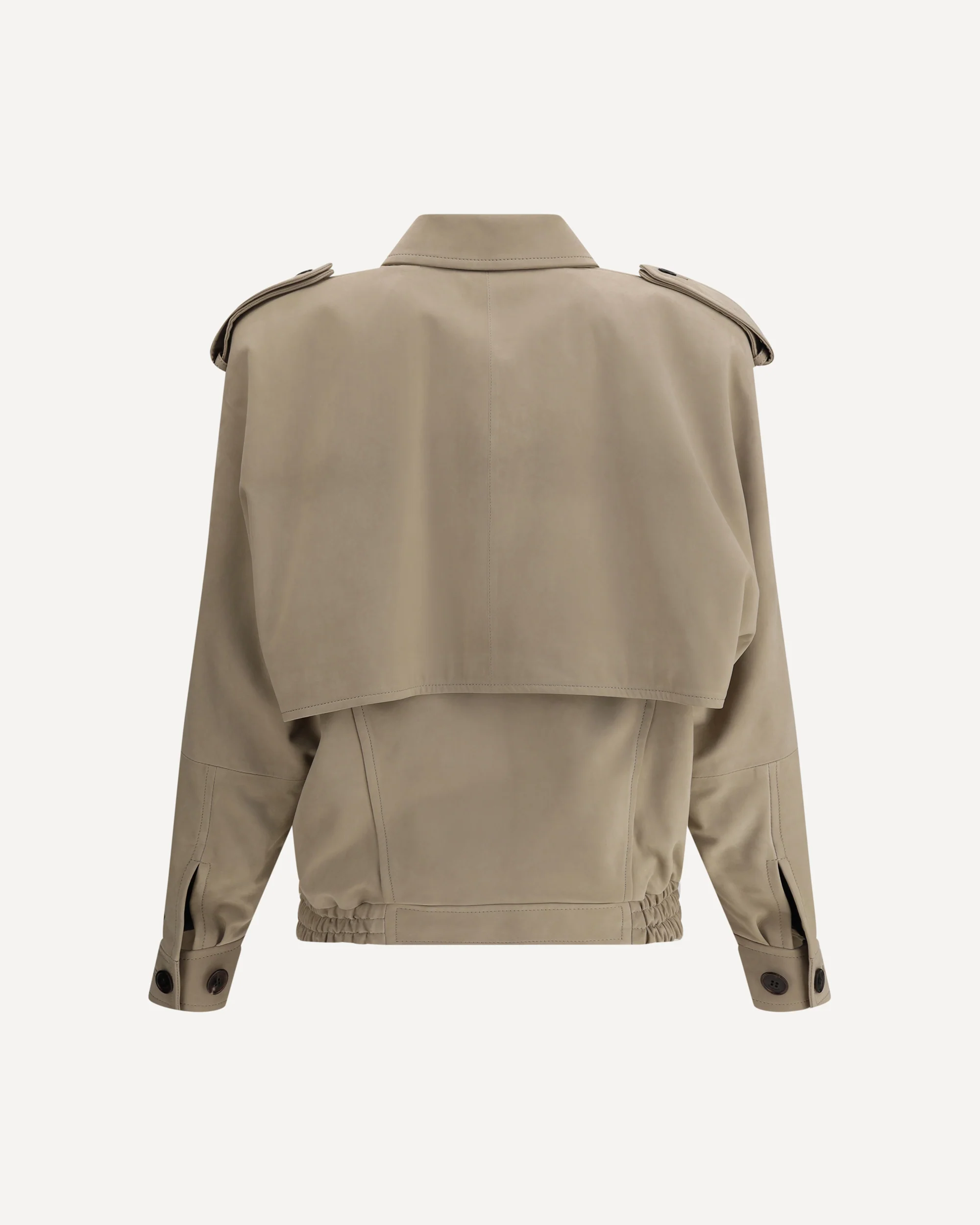 Suede bomber Jacket - Image 4