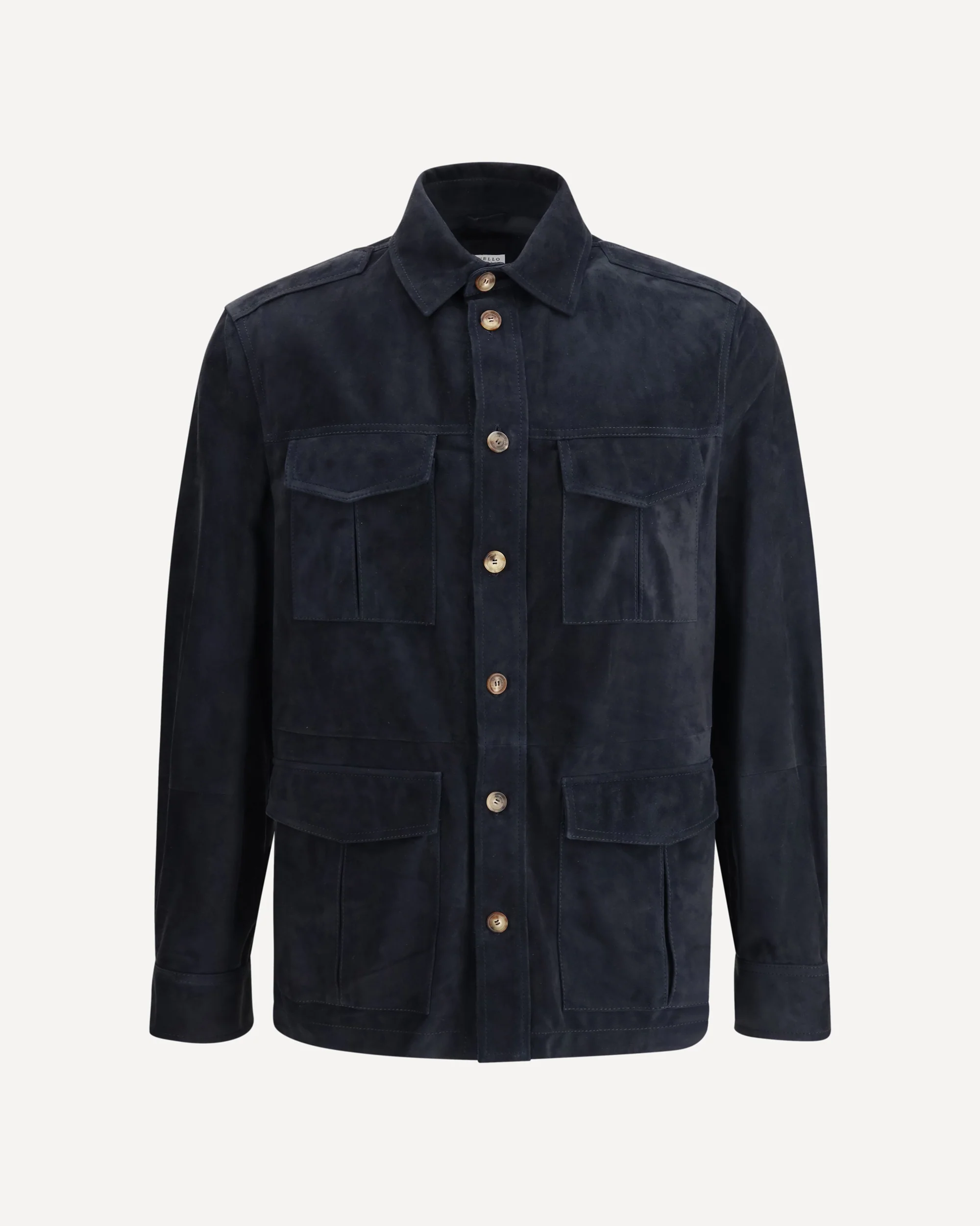 Suede leather shirt Jacket - Image 3