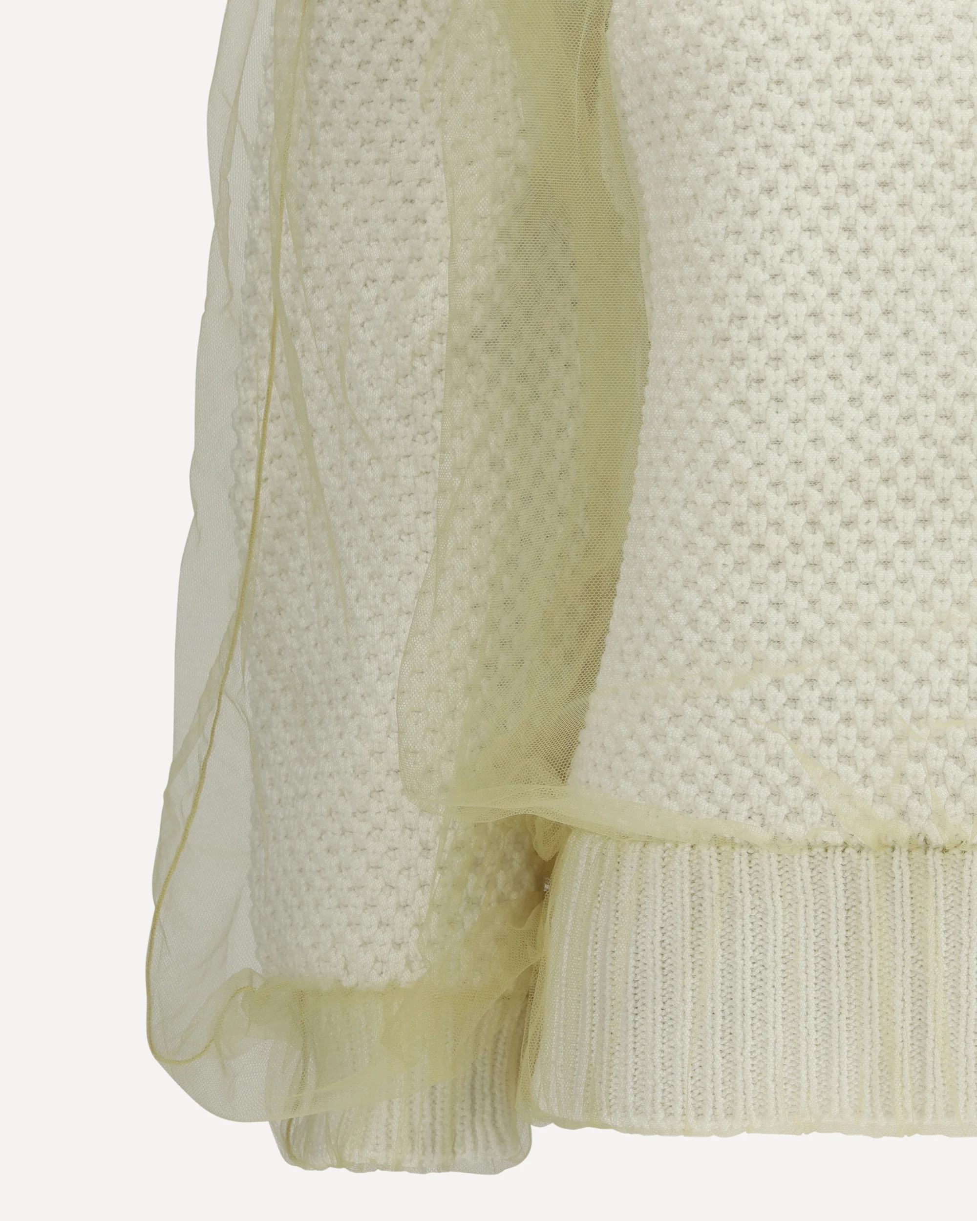 Sweater with tulle - Image 5