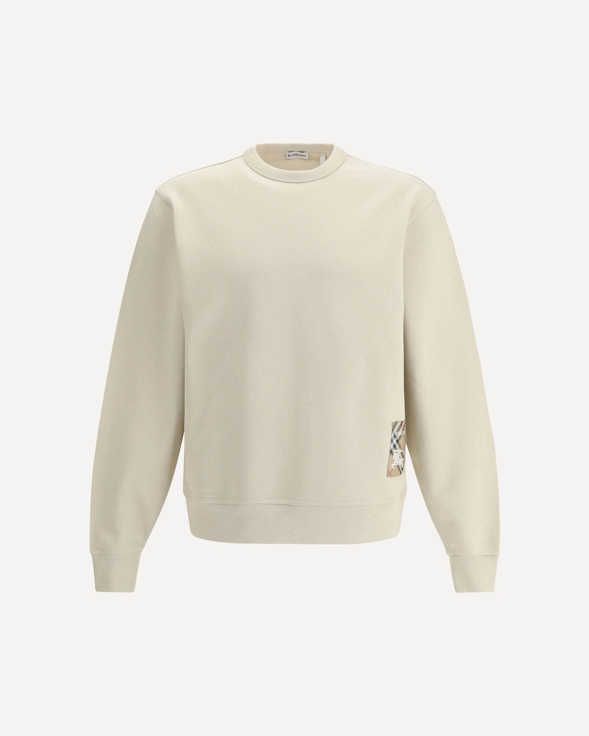 Sweatshirt with logo patch