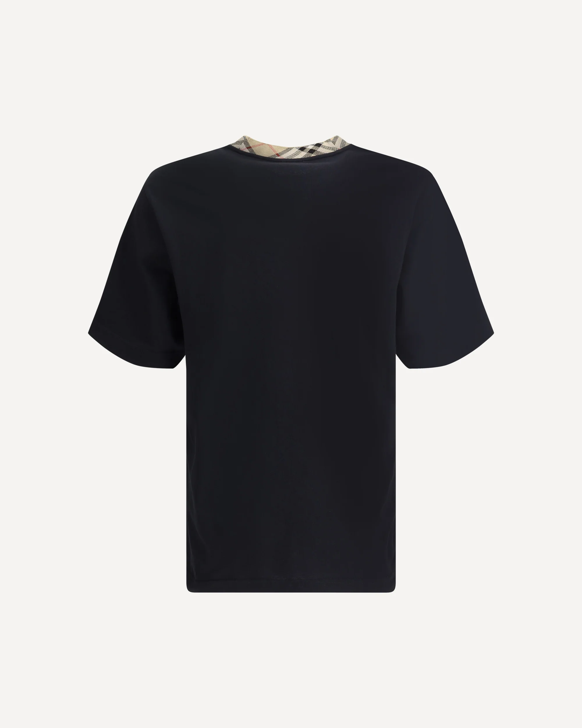 T-Shirt with Archivio Check collar - Image 2