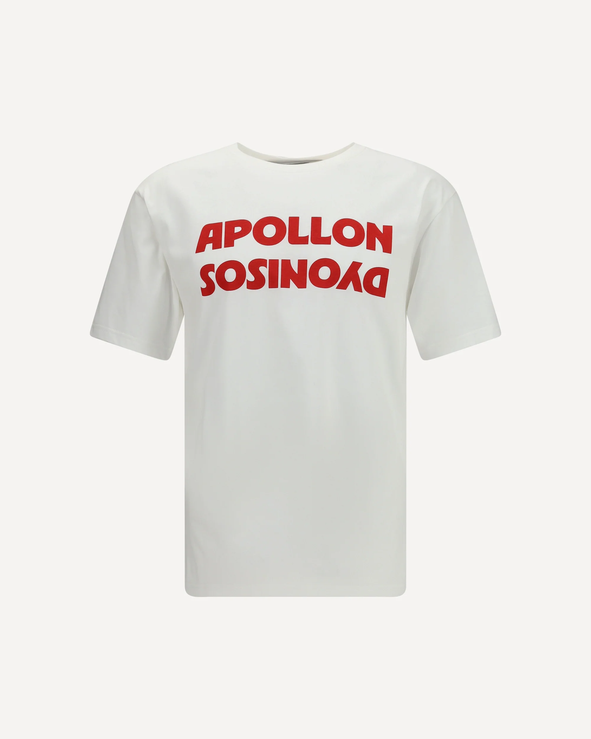 Cotton T-shirt with Apollo Dyonisos graphic print