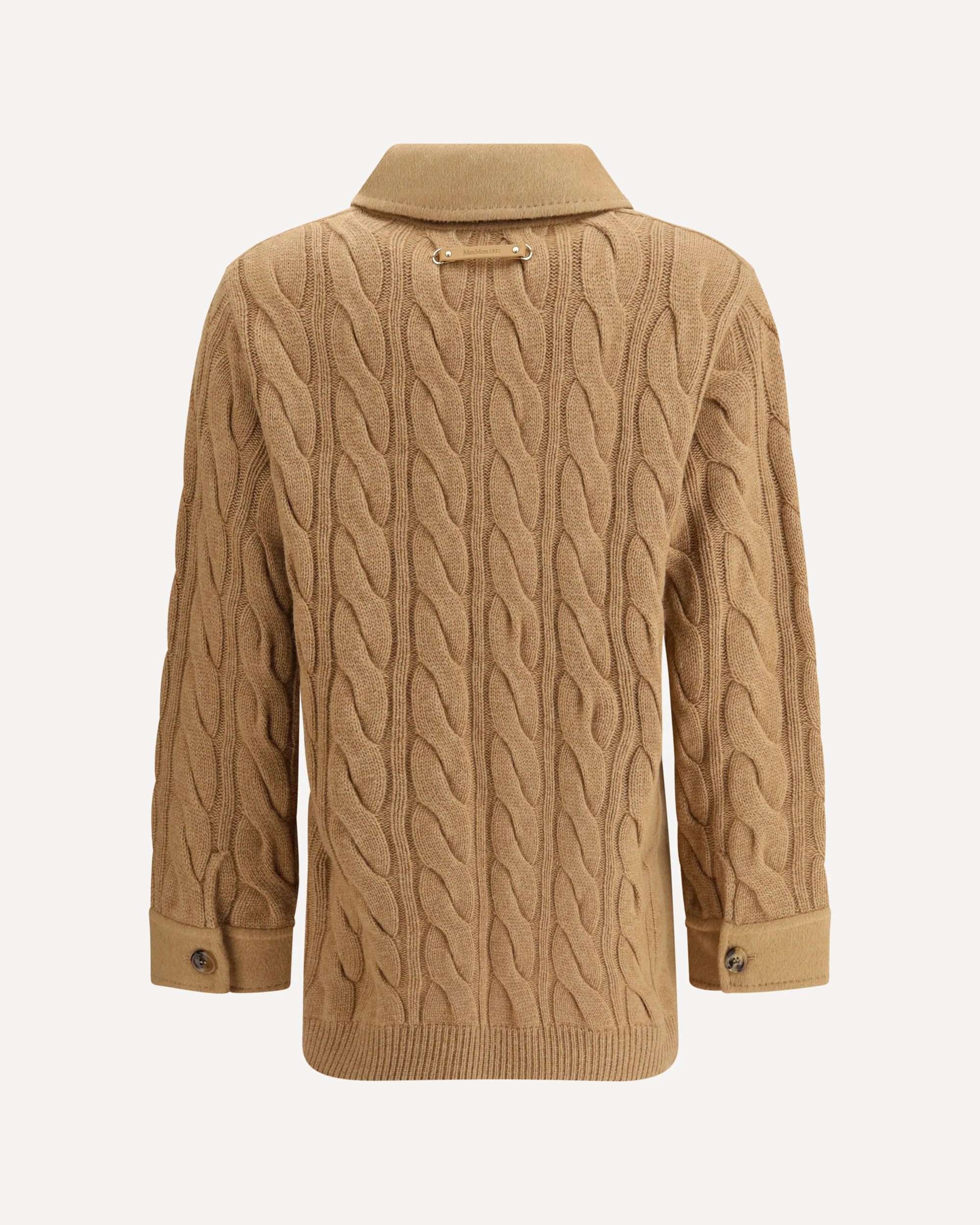 Double-breasted Jacket with contrasted sleeves - Image 4