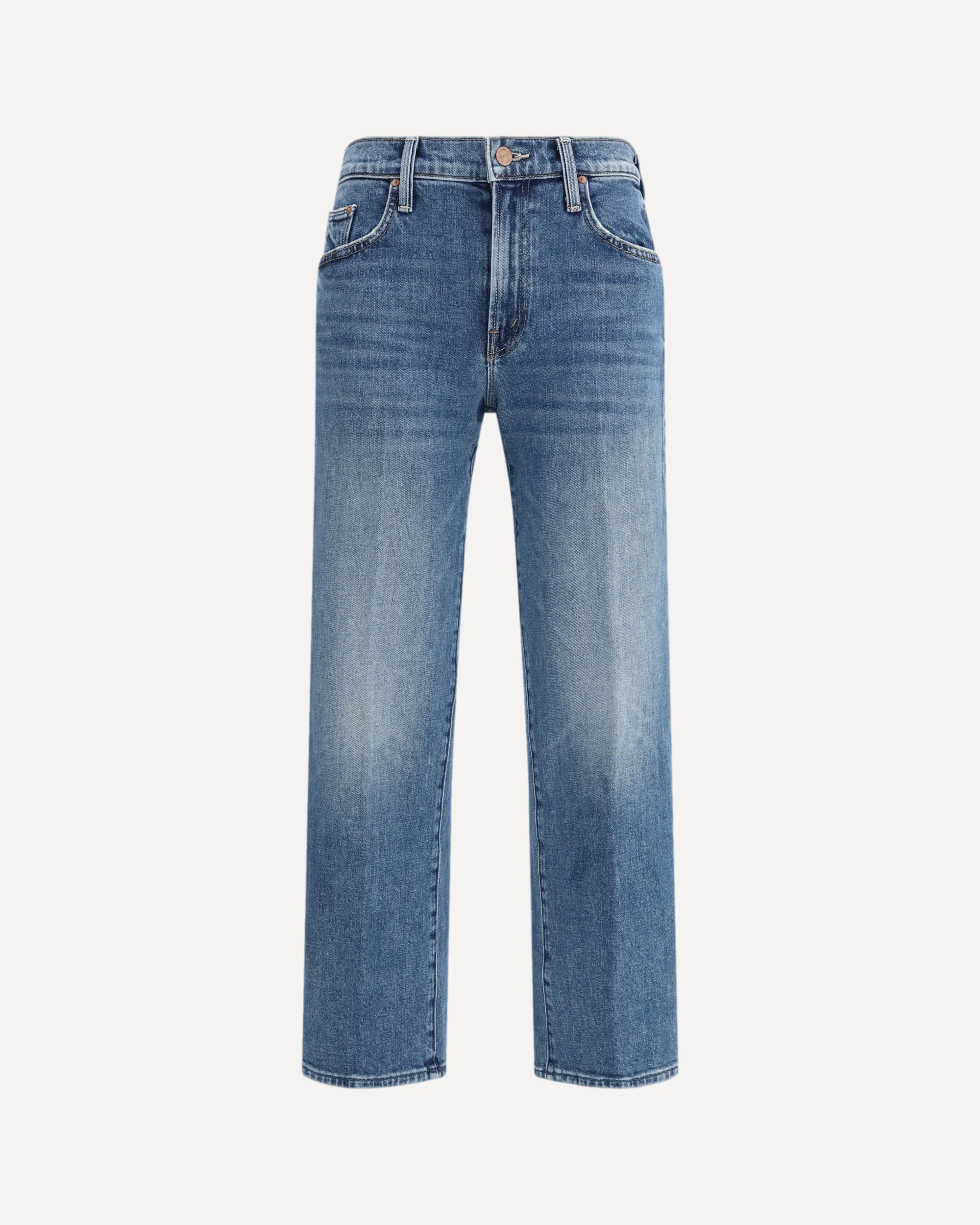 Mid Rise Rambler Zip Ankle Fray Jeans - Image 3