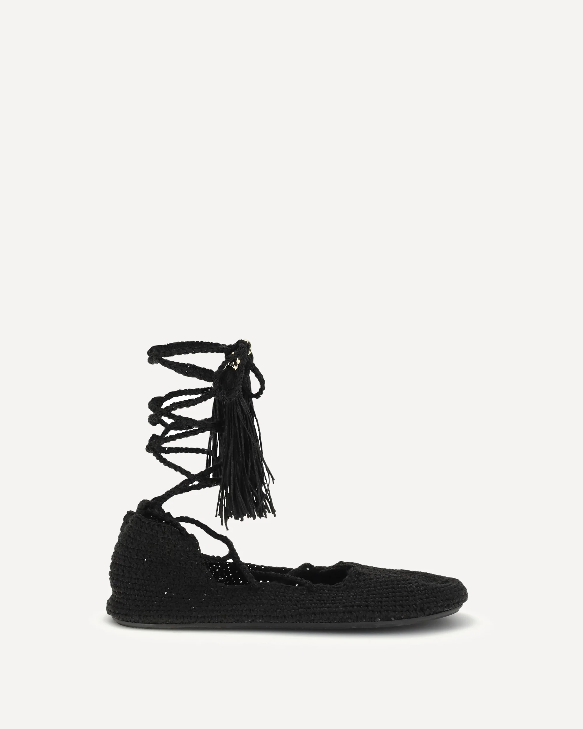 The Sound Of The Sea lace-up Ballerinas