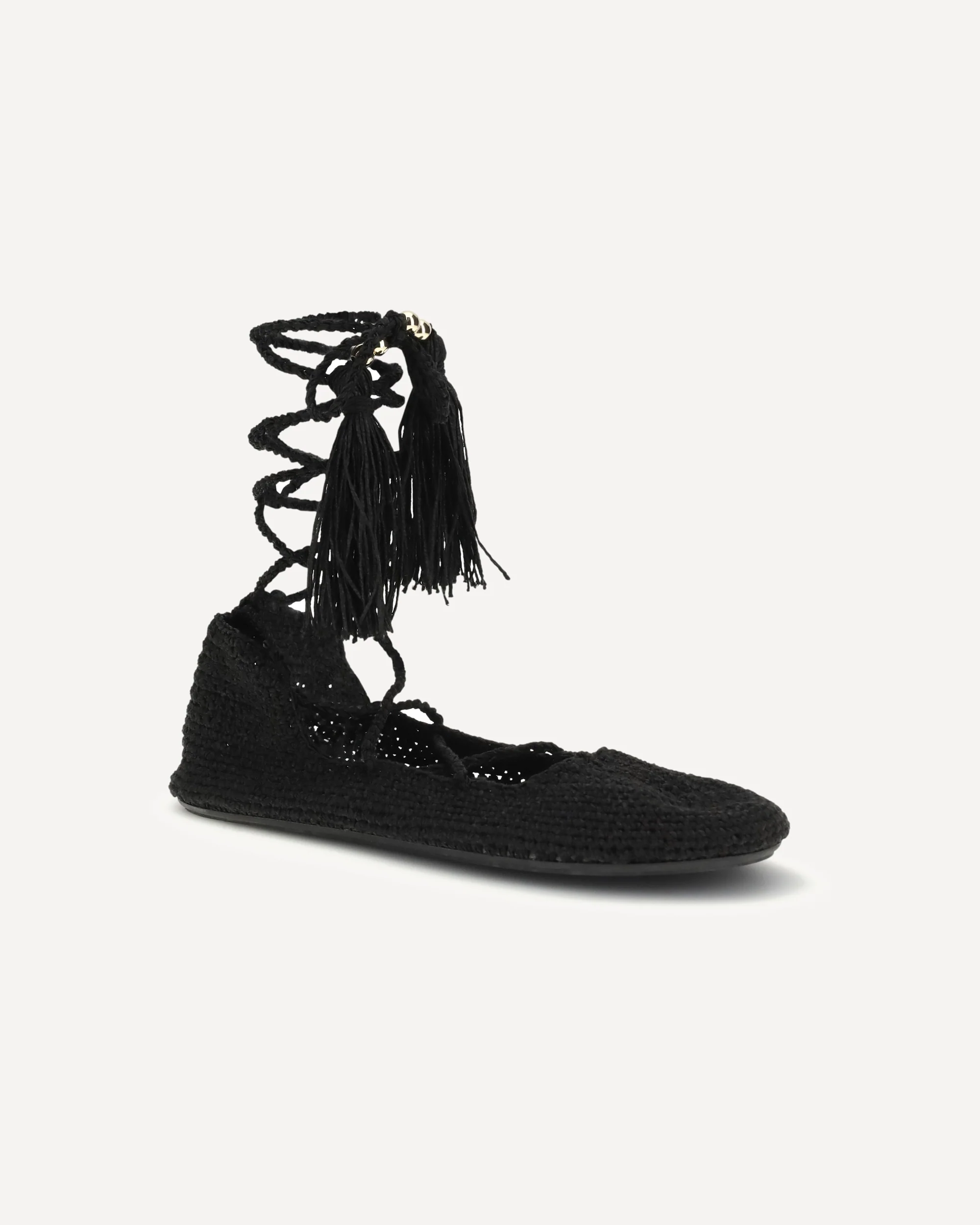 The Sound Of The Sea lace-up Ballerinas - Image 4