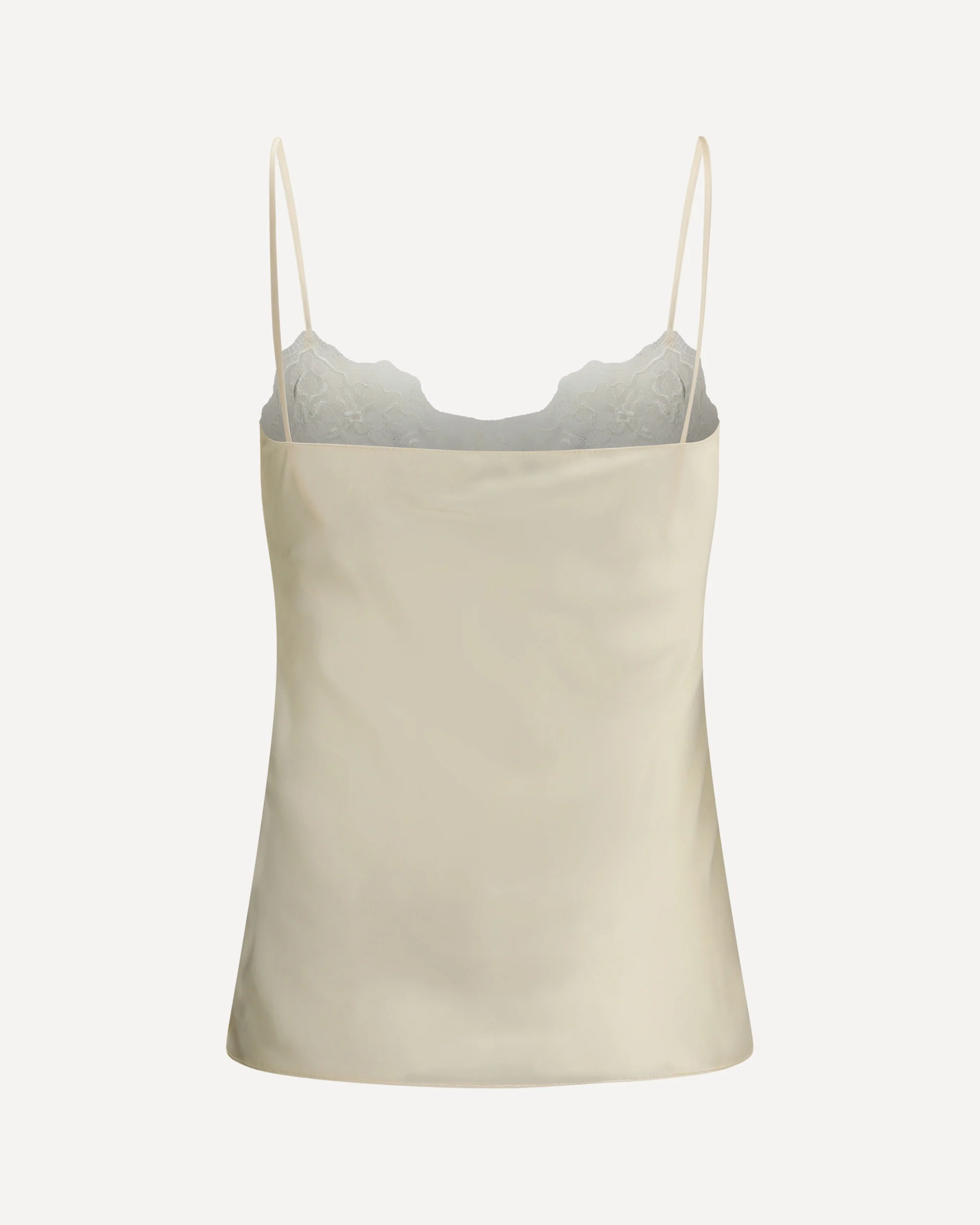 Washed silk satin and lace Camisole - Image 2