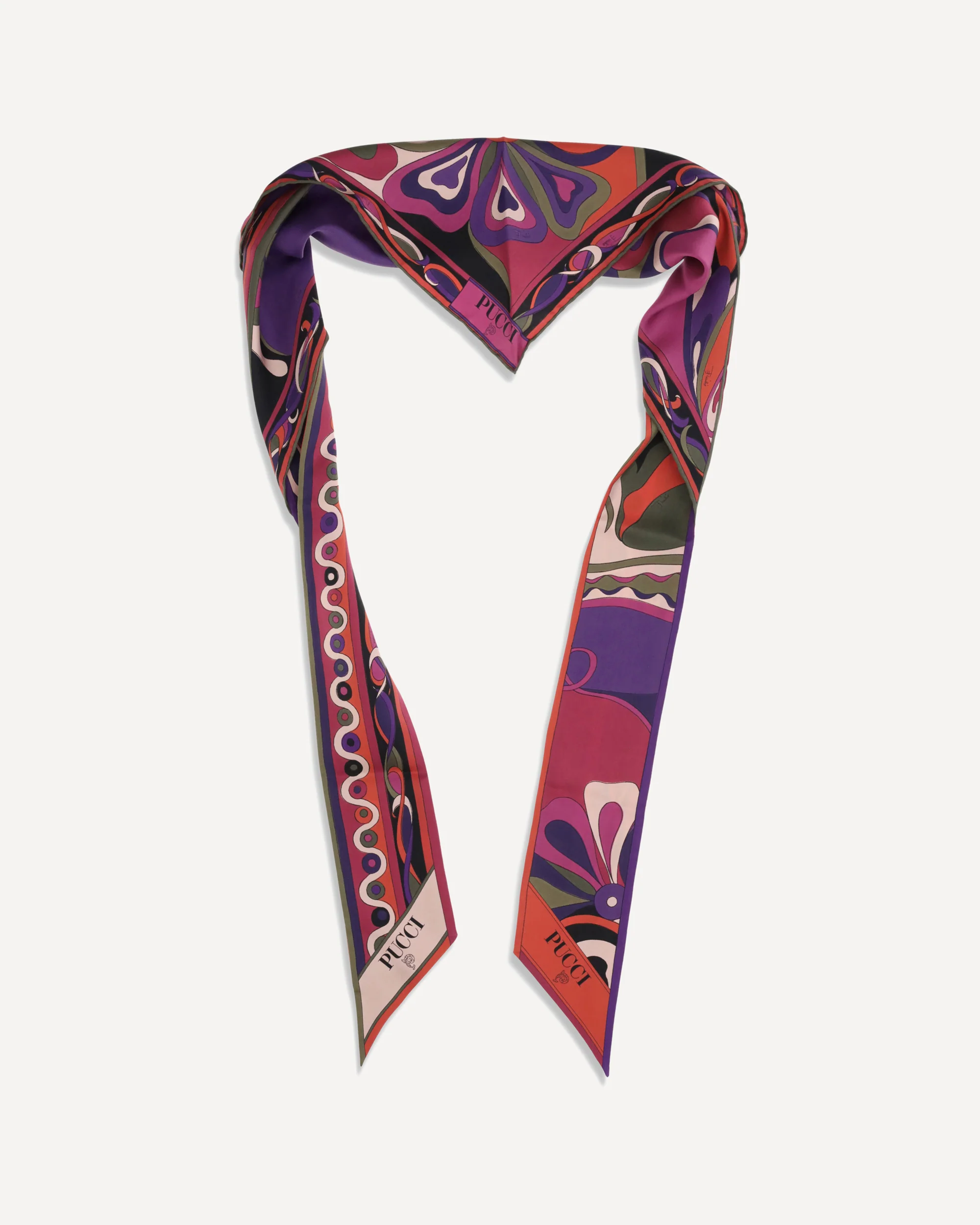 Silk triangle Scarf - Image 2