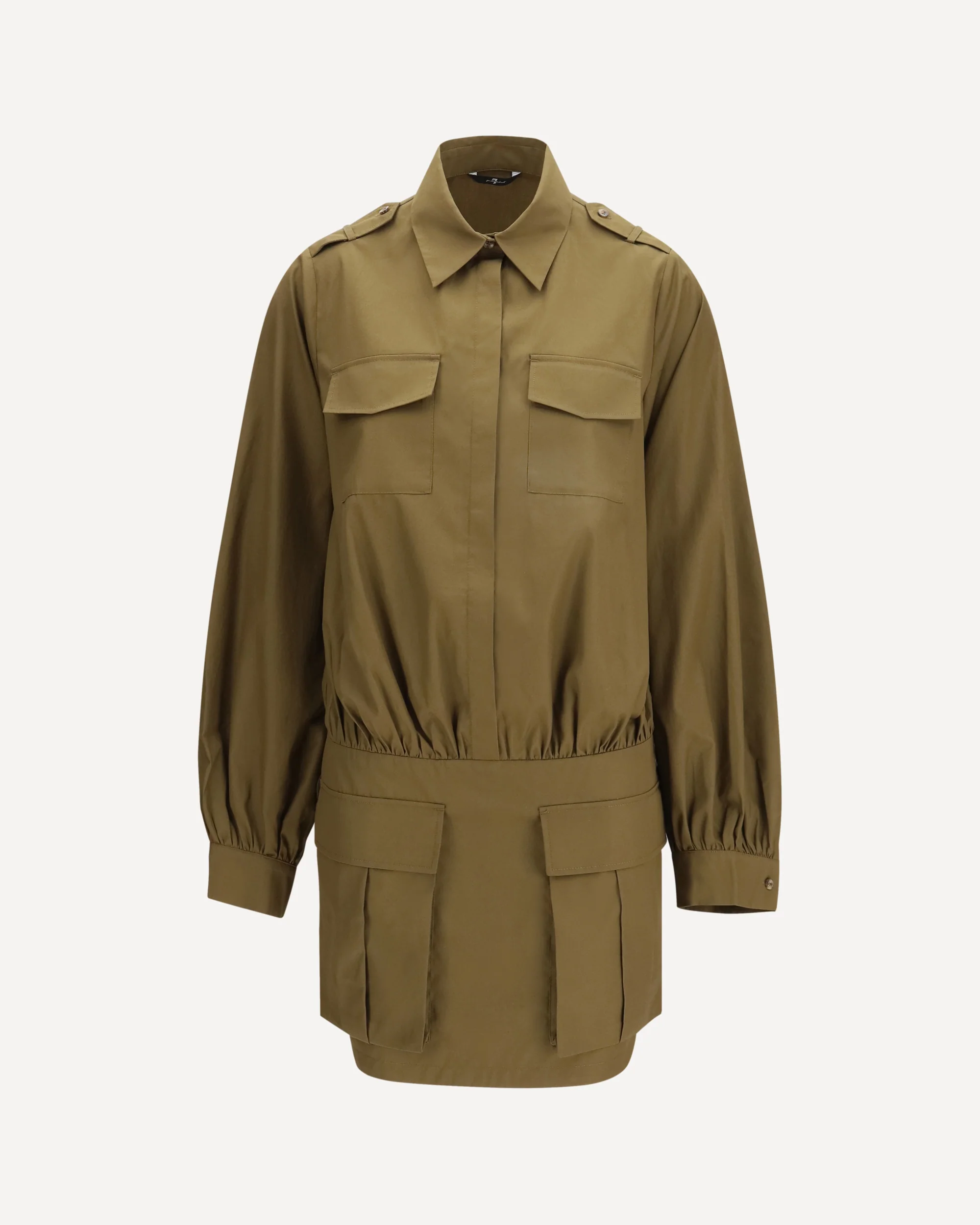 Utility Mini Dress in poplin - Image 3