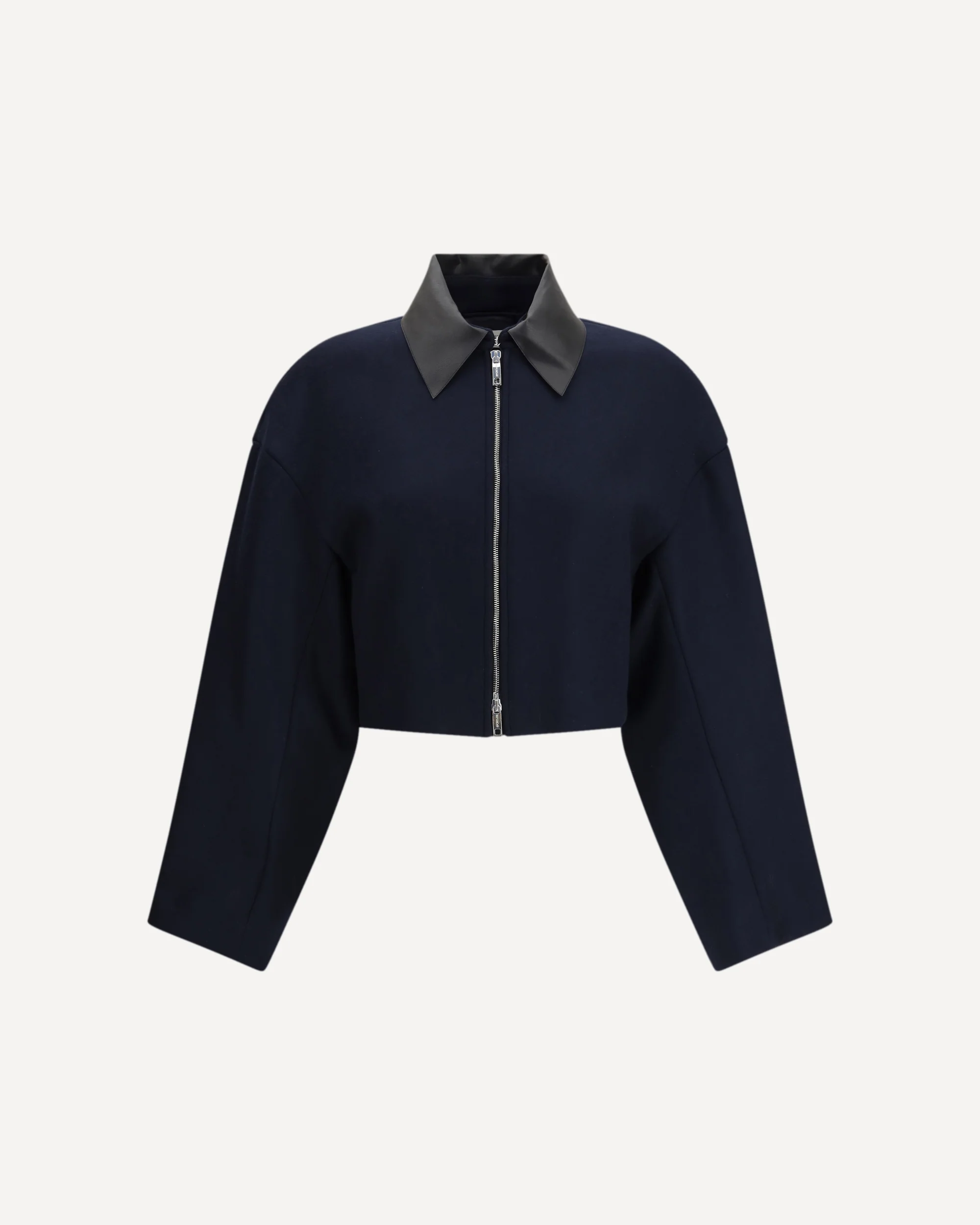Cropped Vacuo Jacket in Virgin Wool - Image 3