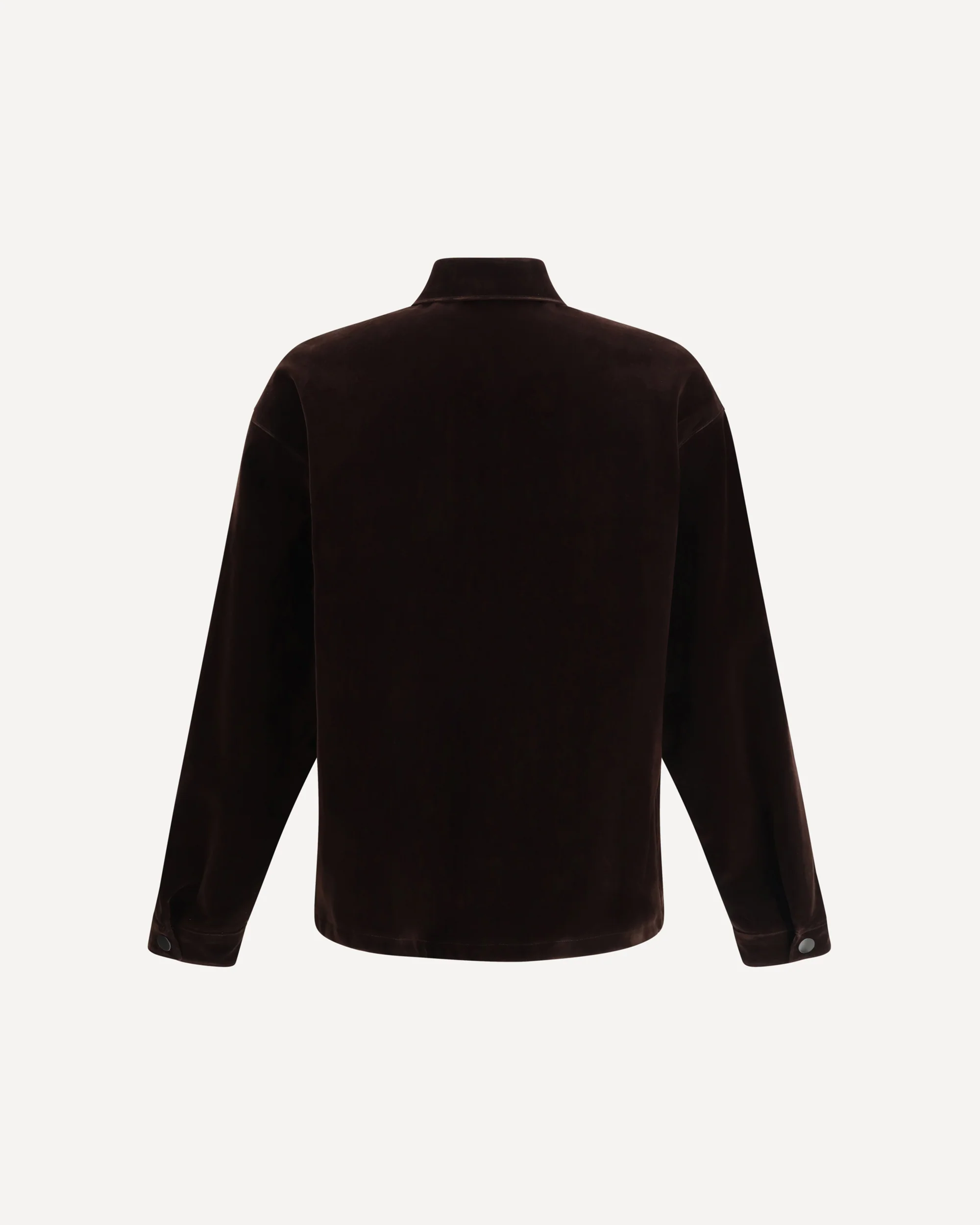 Velvet Shirt Jacket - Image 4