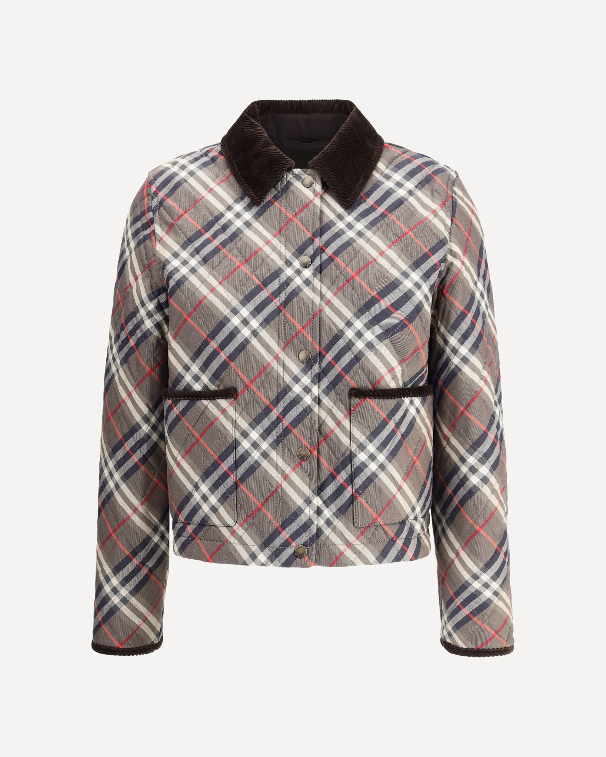 Check wadded Jacket - Image 3