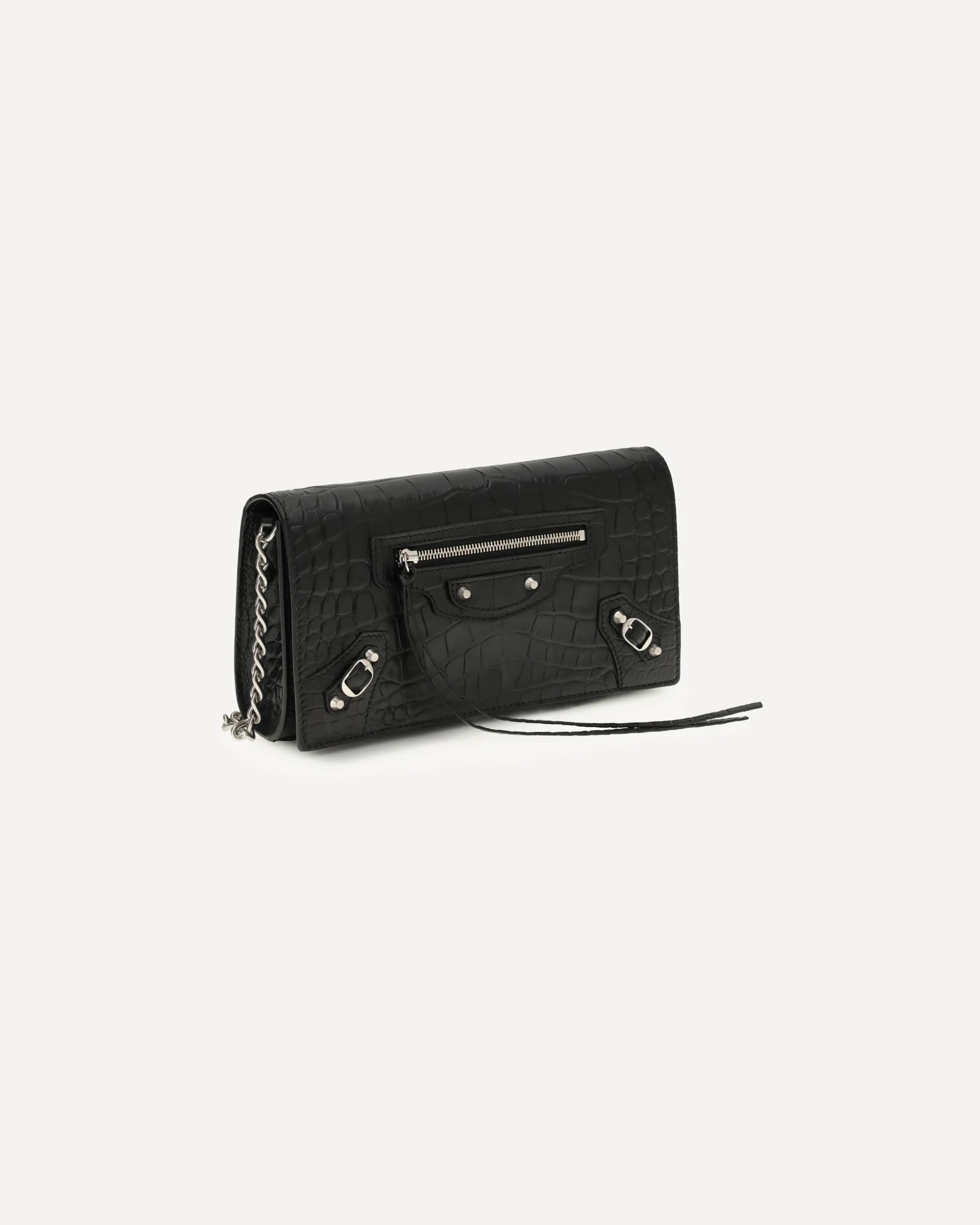 Crocodile Effect Shoulder Bag - Image 4