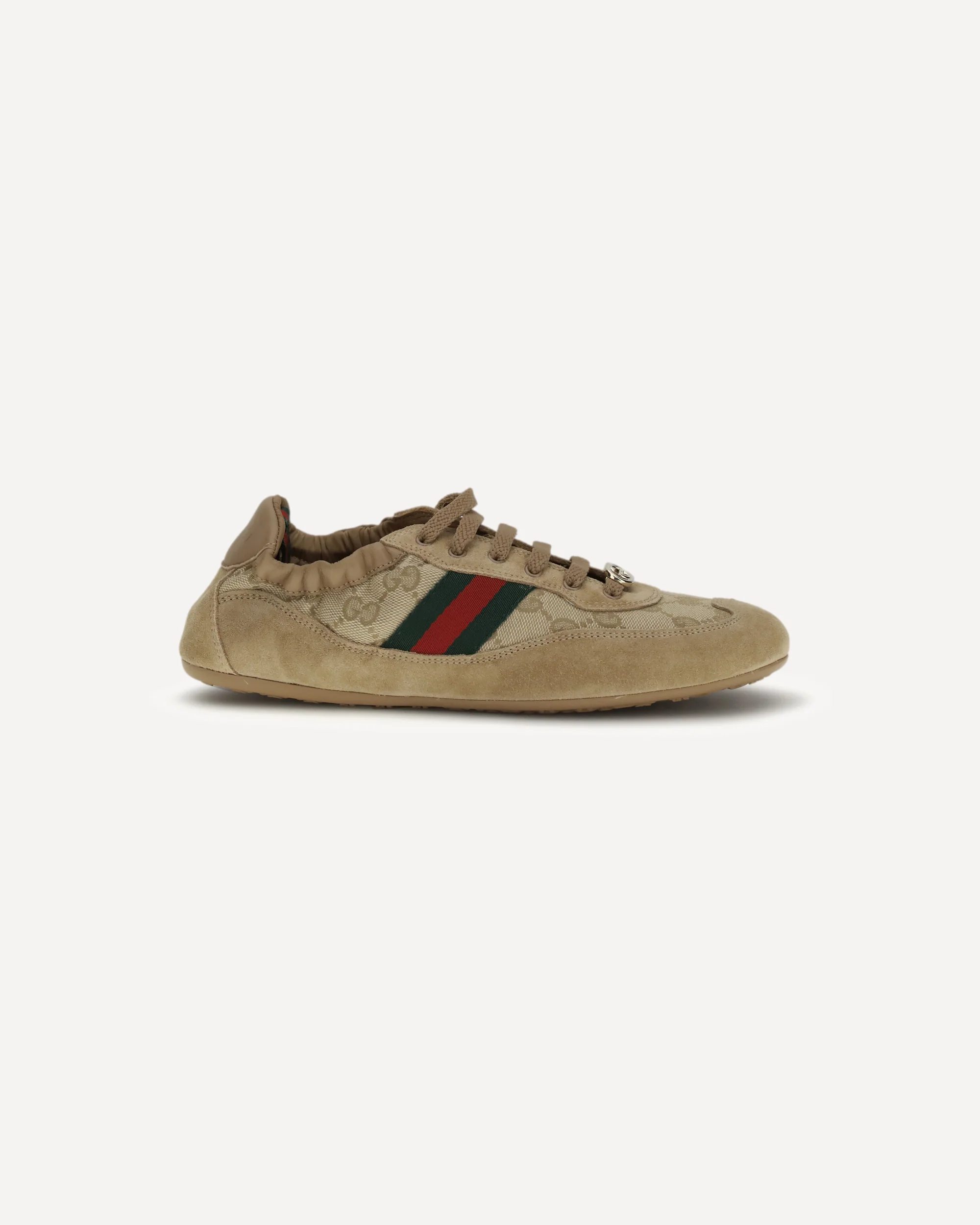 Shift Sneakers in GG fabric and leather - Image 3