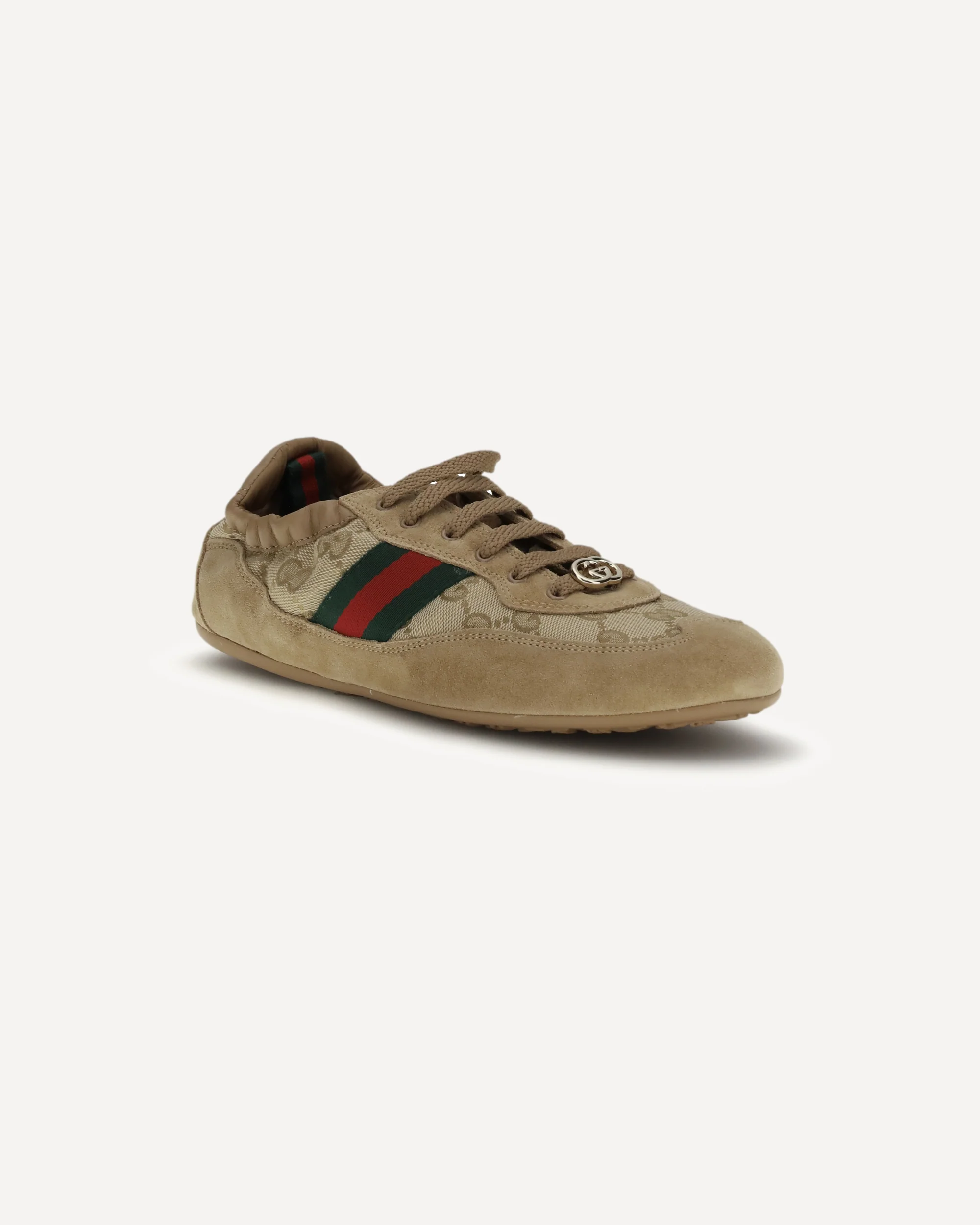 Shift Sneakers in GG fabric and leather - Image 4