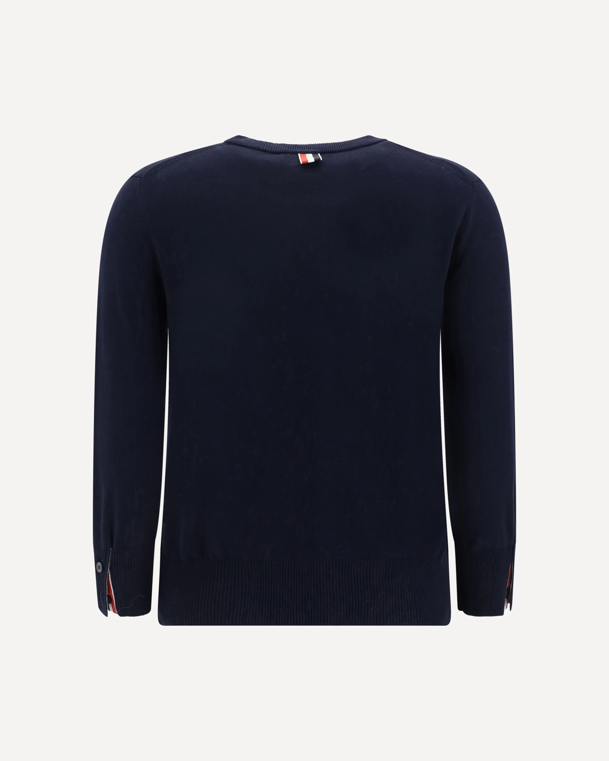 White bands crew neck Sweater - Image 4
