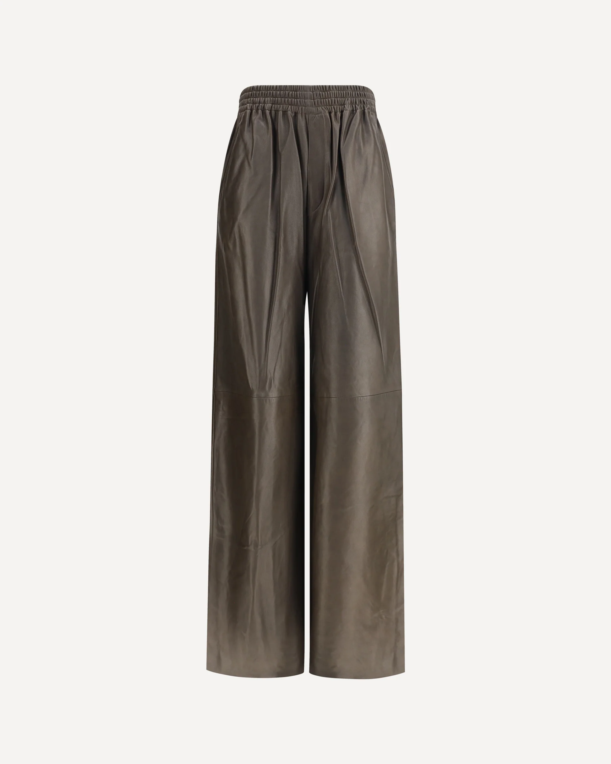 Wide leg leather Pants