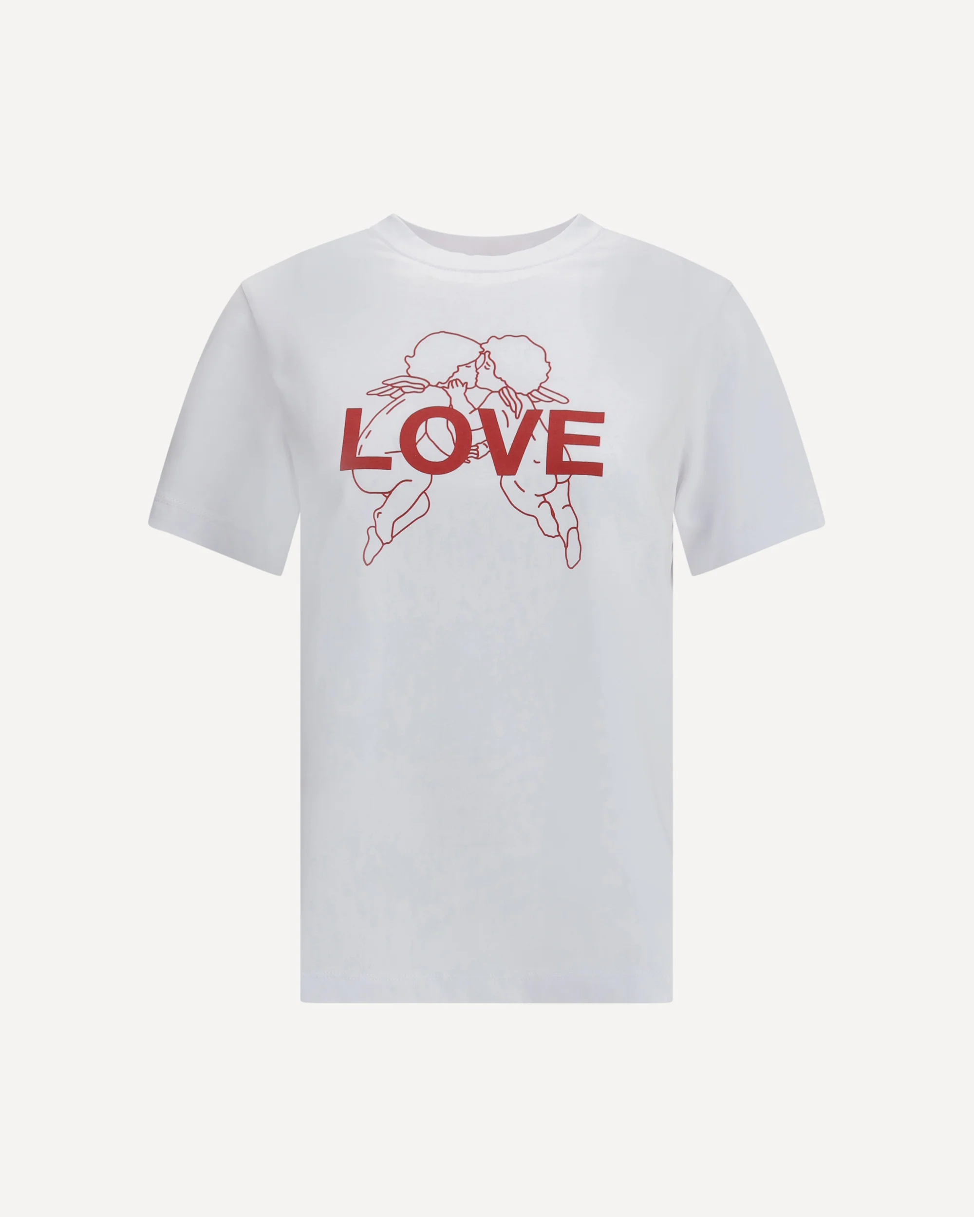 Kissing Angels Love Print Regular T-Shirt - Image 3