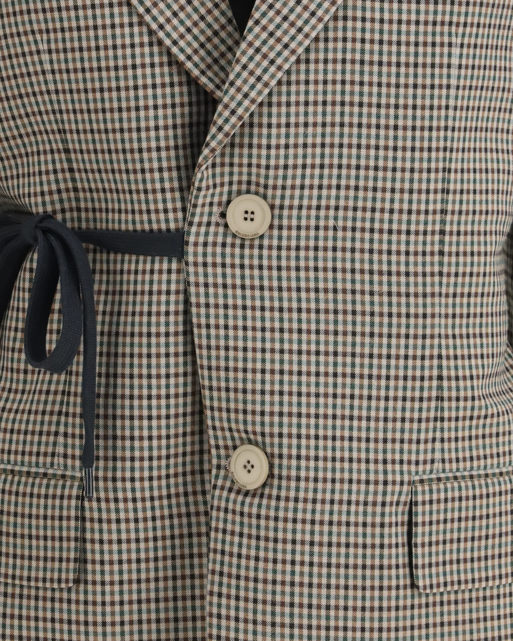 Single-breasted Vichy Jacket - Image 5