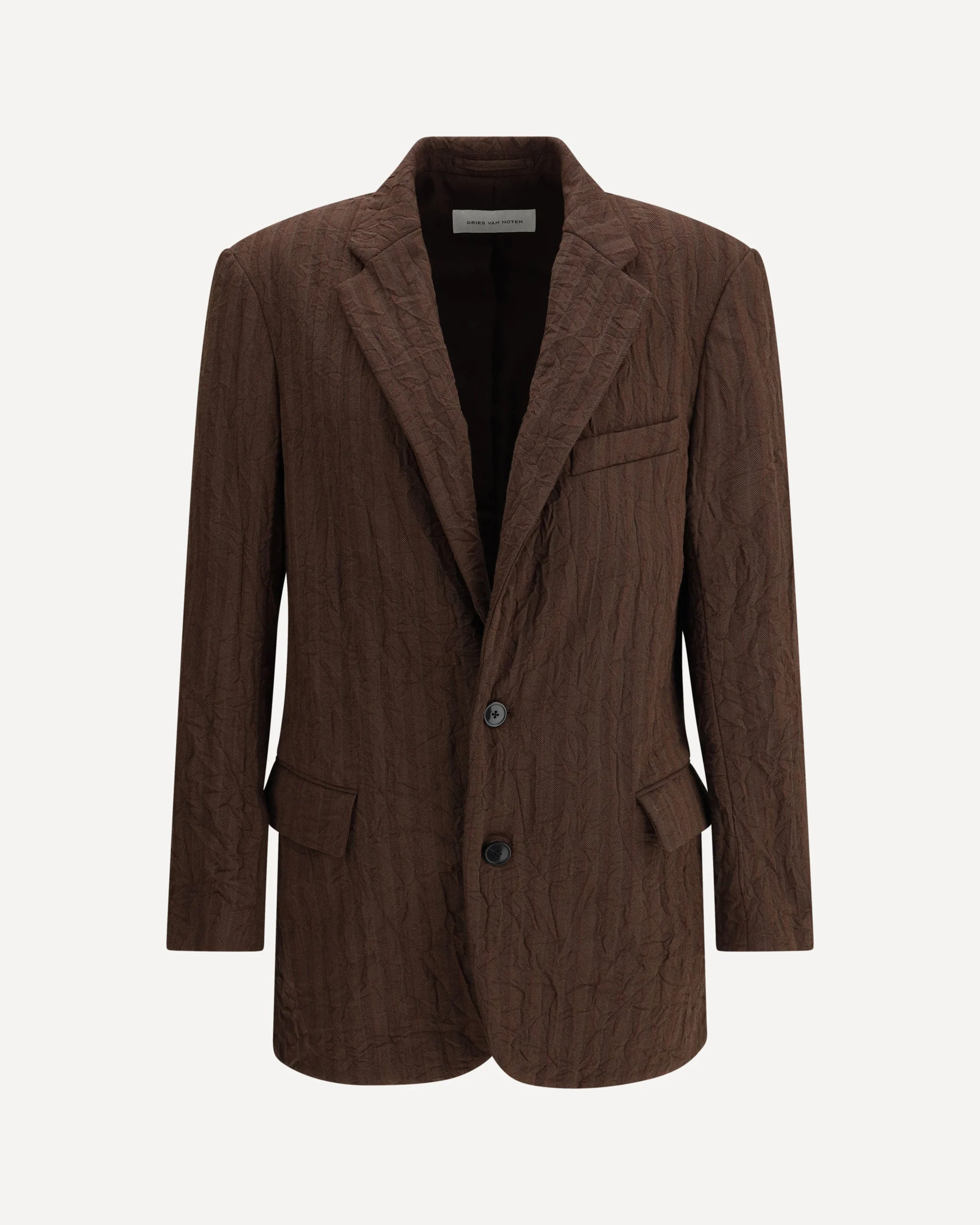 Wrinkled effect  Blazer Jacket - Image 3
