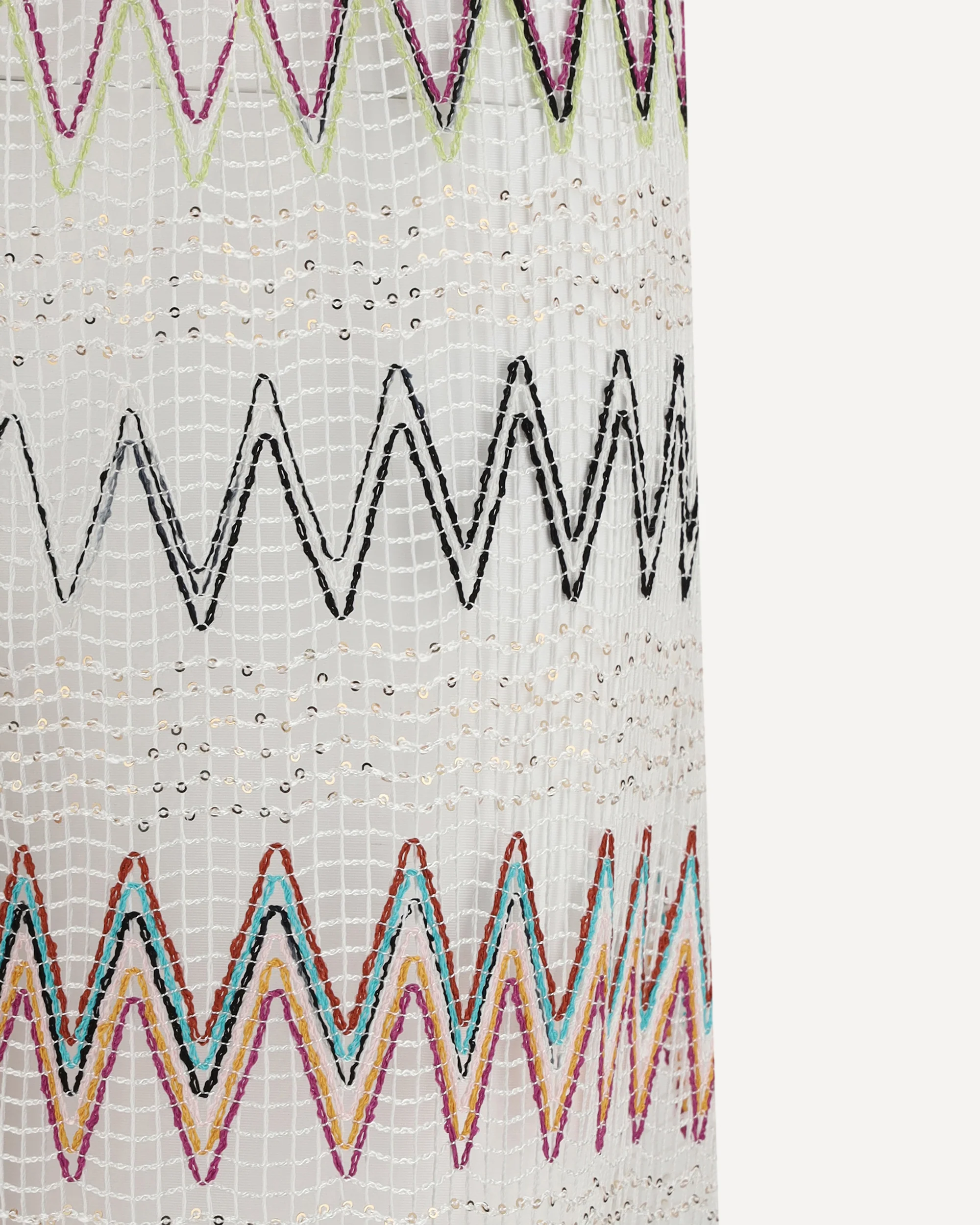 Zig zag patterned mesh Pants - Image 5